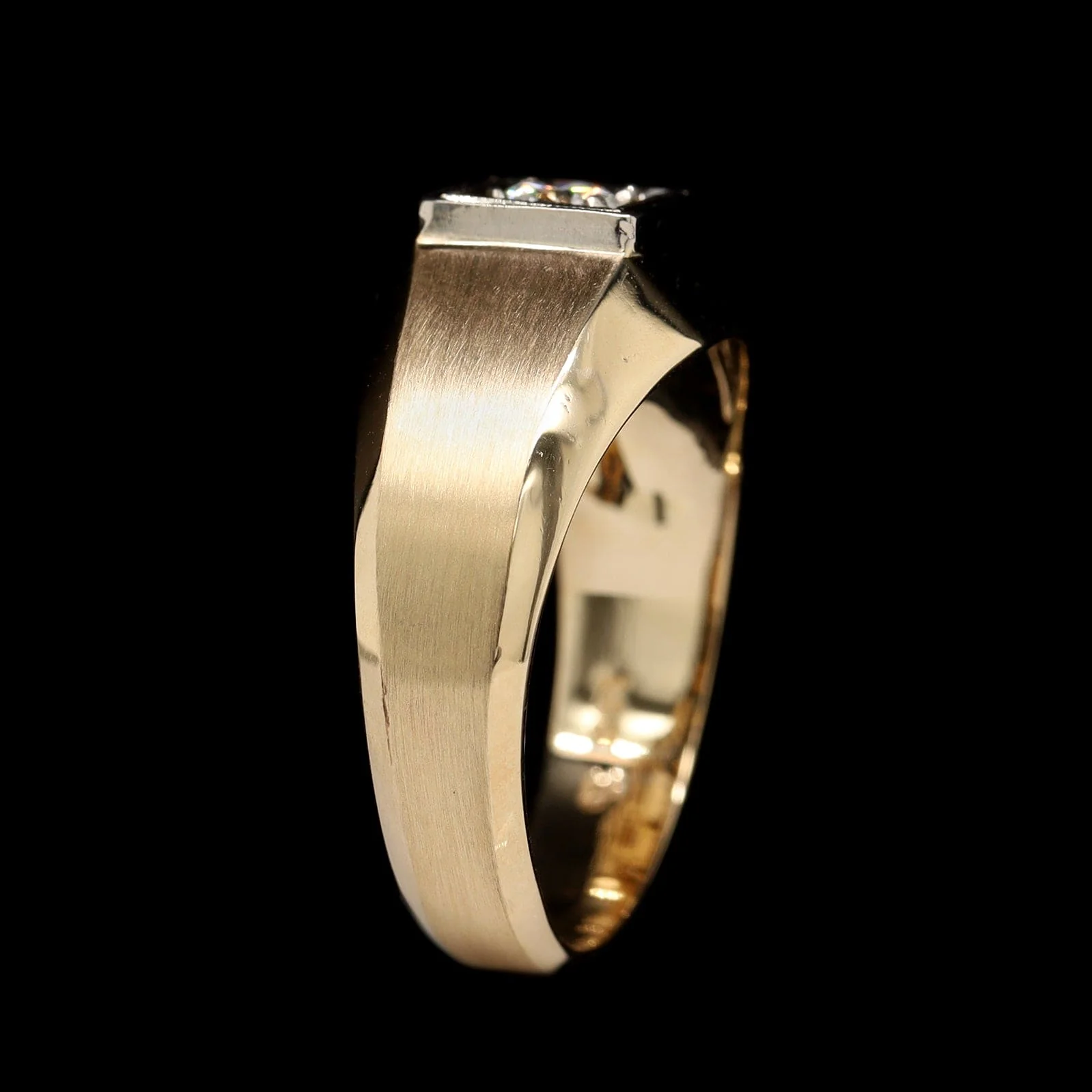 14K Two-tone Gold Estate Diamond Ring - Image 2