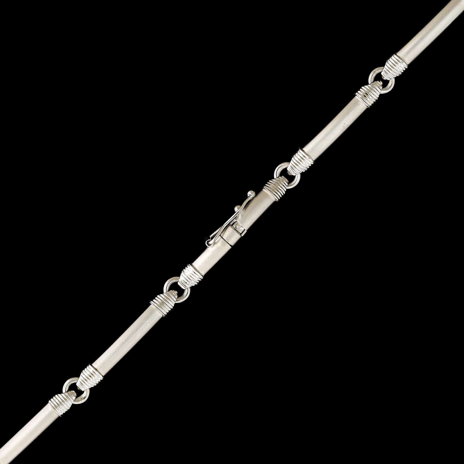 14K White Gold Estate Diamond Necklace - Image 3
