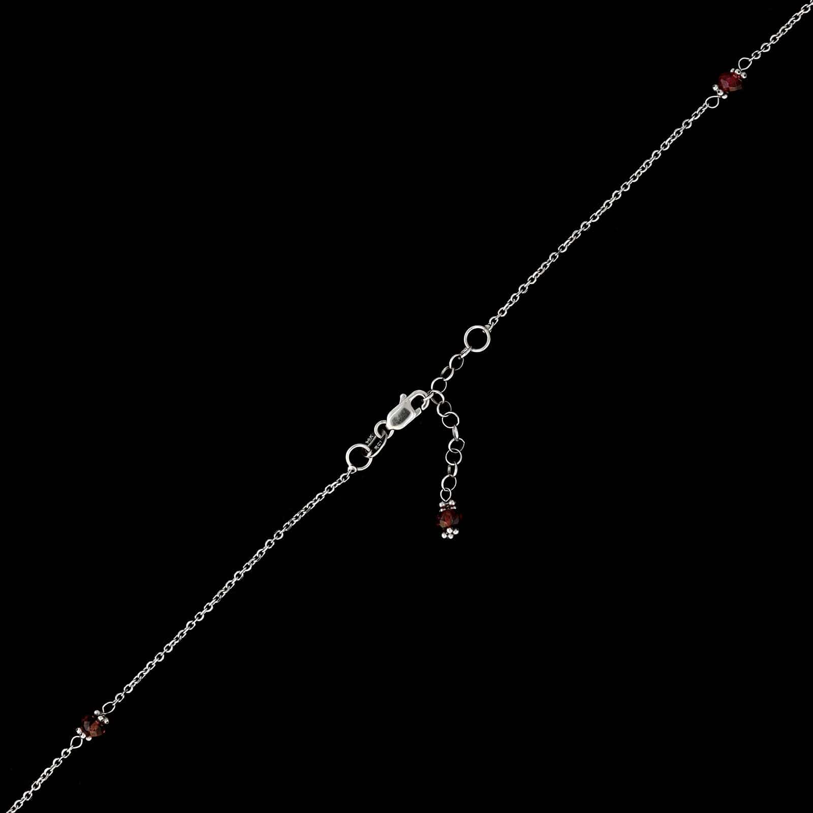 14K White Gold Estate Pink Tourmaline Necklace - Image 2