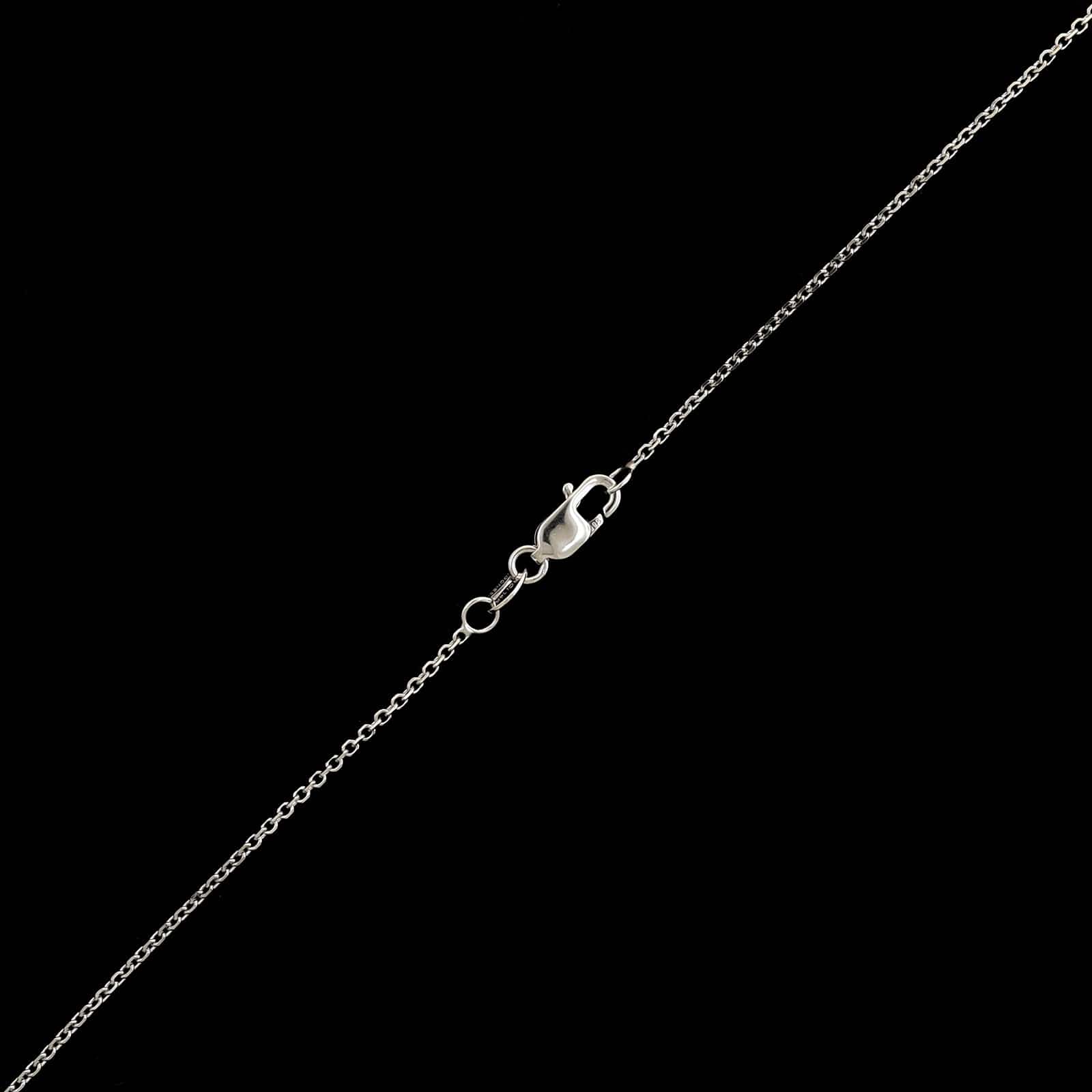 14K White Gold Estate Snowflake Diamond Pendant Necklace - Image 3