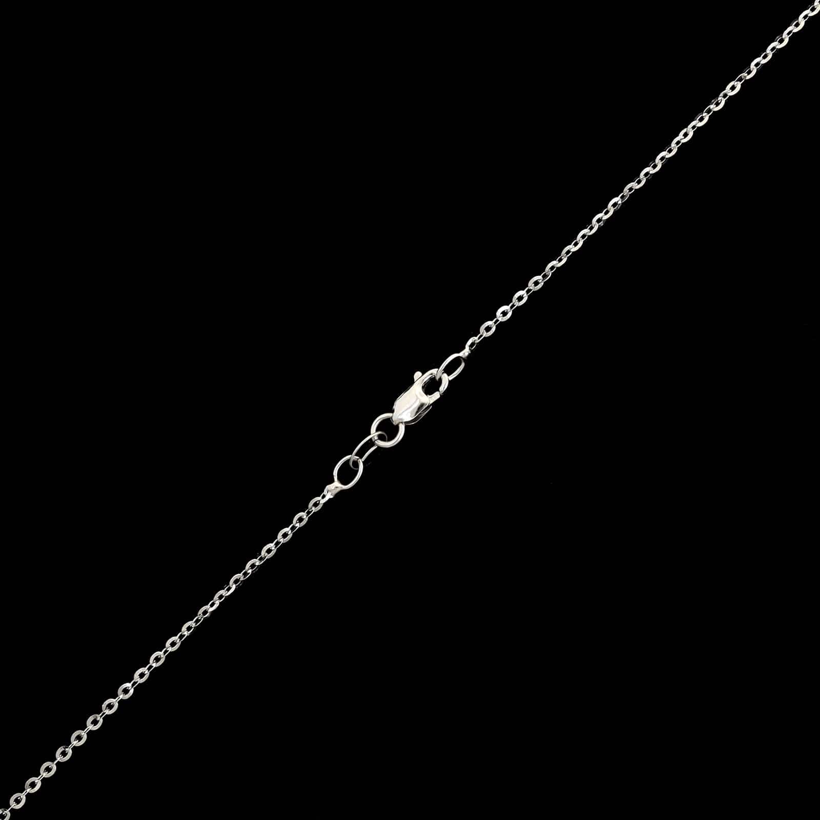 14K White Gold Estate Tanzanite Pendant Necklace - Image 3