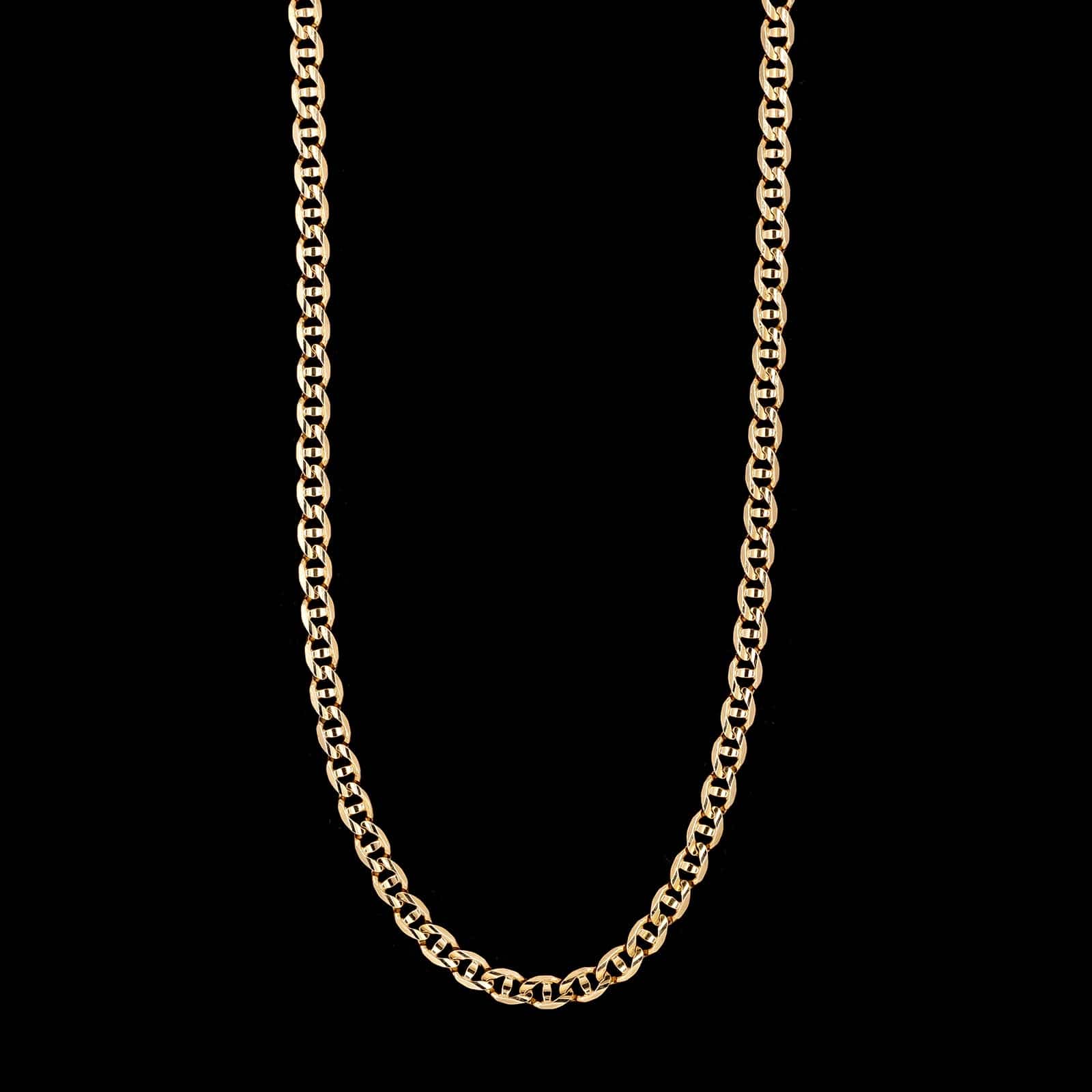 14K Yellow Gold Estate Anchor Link Chain