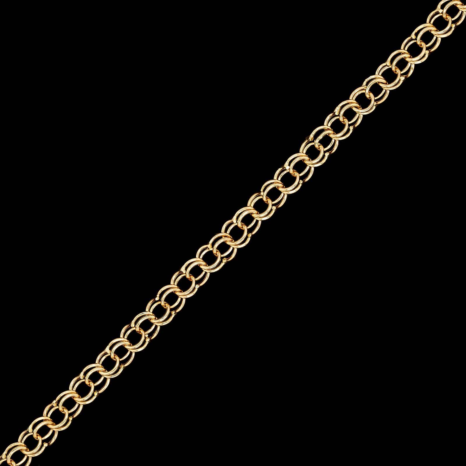 14K Yellow Gold Estate Charm Bracelet - Image 2