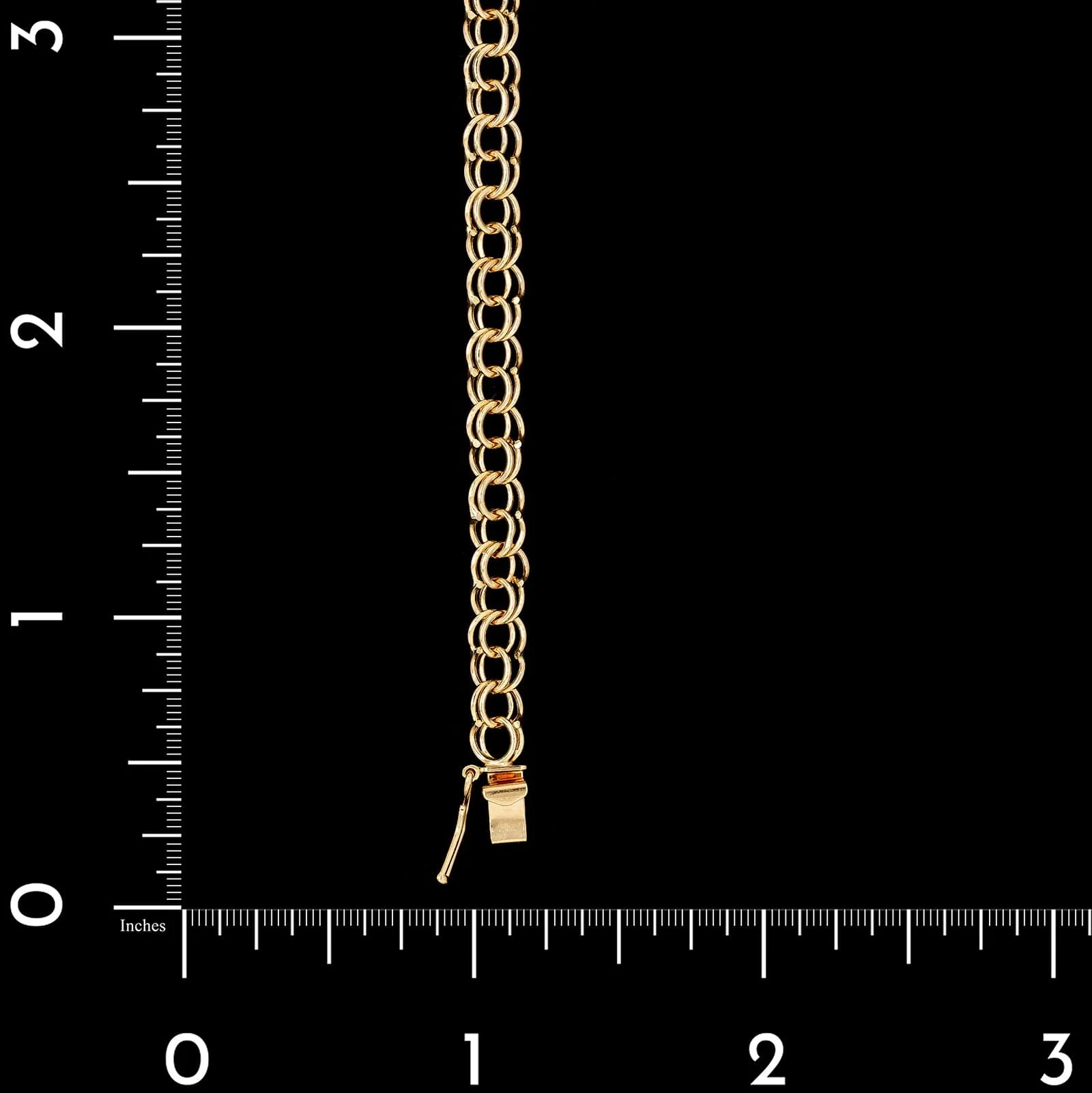 14K Yellow Gold Estate Charm Bracelet - Image 3