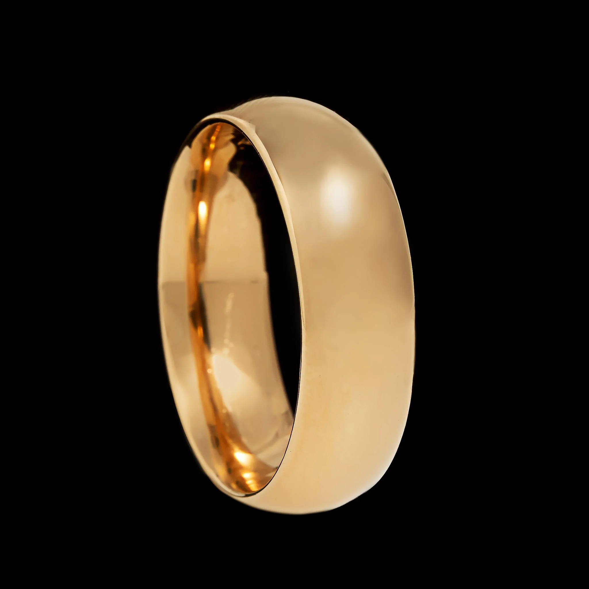 14K Yellow Gold Estate Comfort Fit Band - Image 2