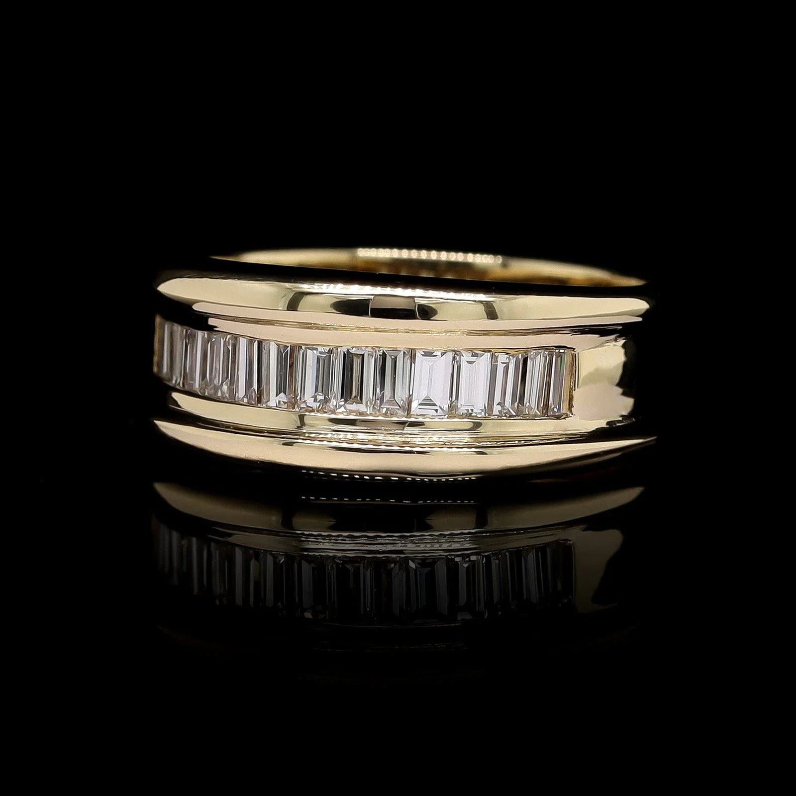 14K Yellow Gold Estate Diamond Band