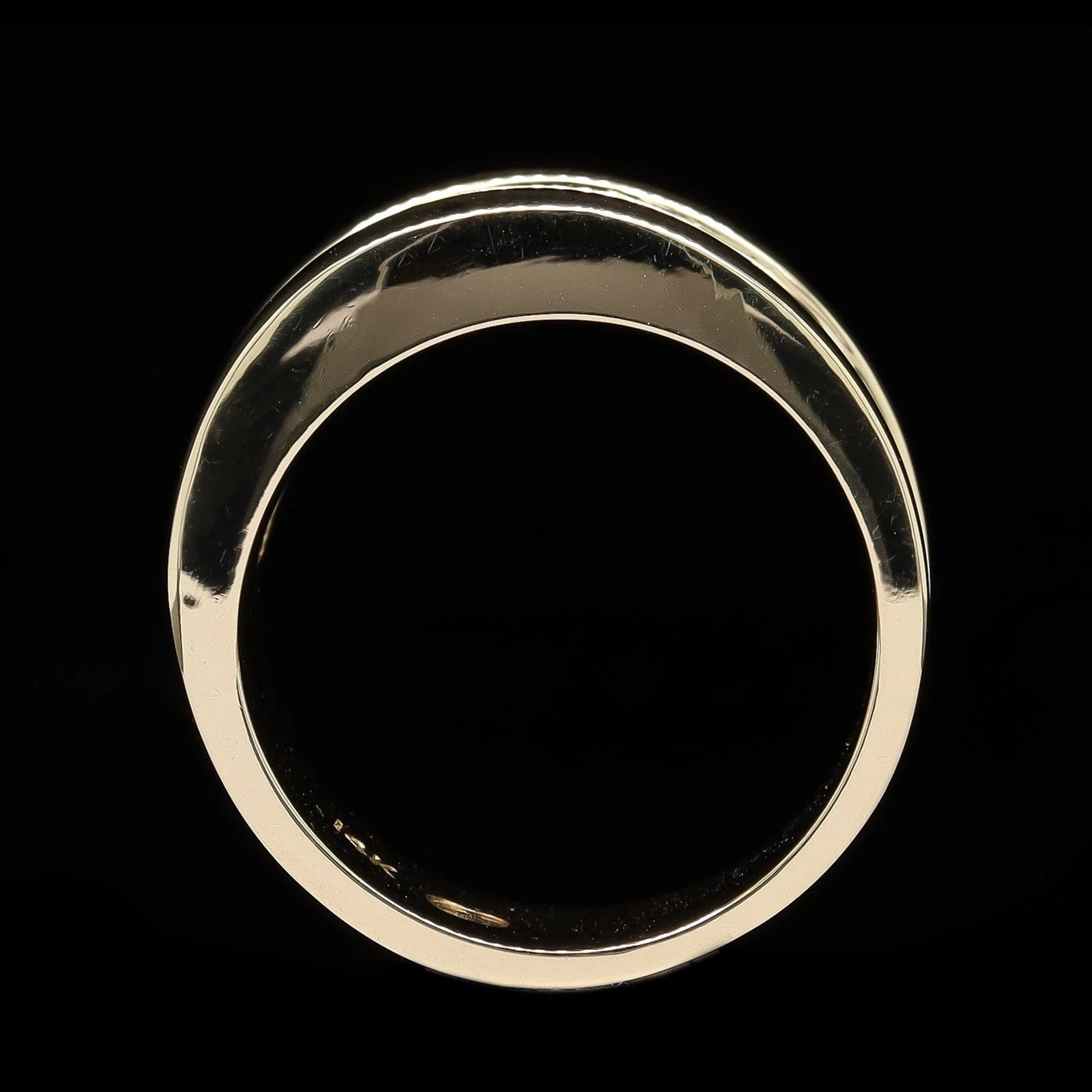 14K Yellow Gold Estate Diamond Band - Image 3