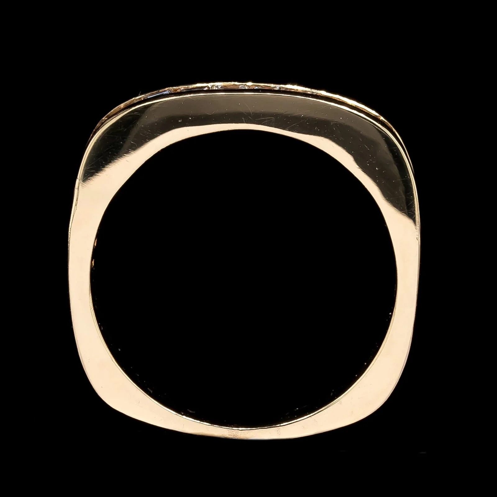 14K Yellow Gold Estate Diamond Band - Image 3