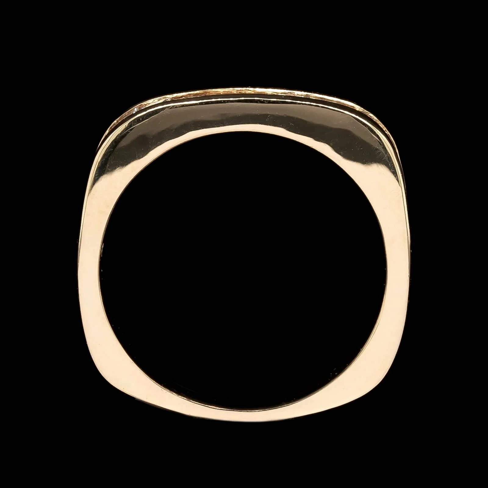 14K Yellow Gold Estate Diamond Band - Image 3
