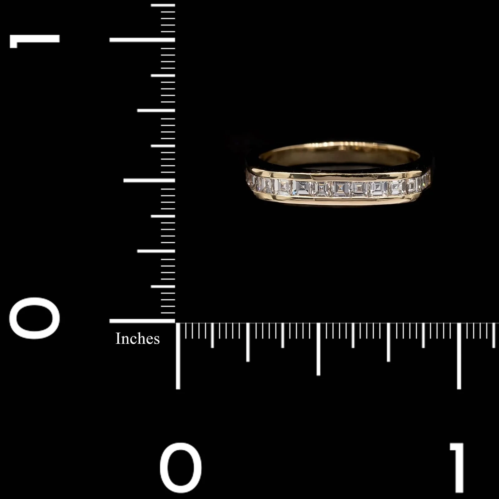 14K Yellow Gold Estate Diamond Band - Image 4