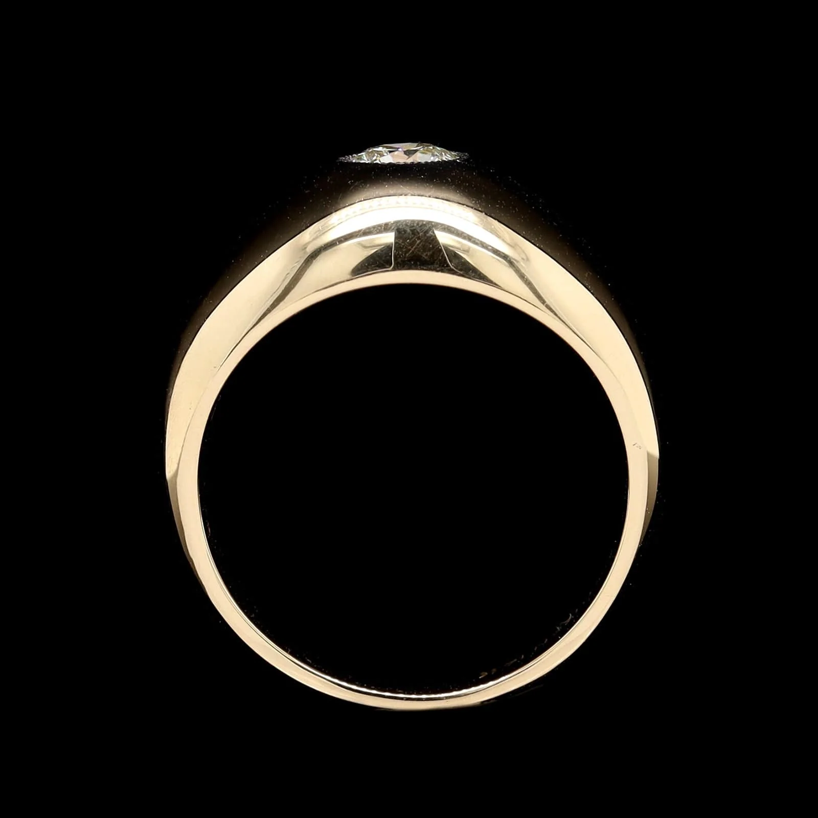 14K Yellow Gold Estate Diamond Ring - Image 3