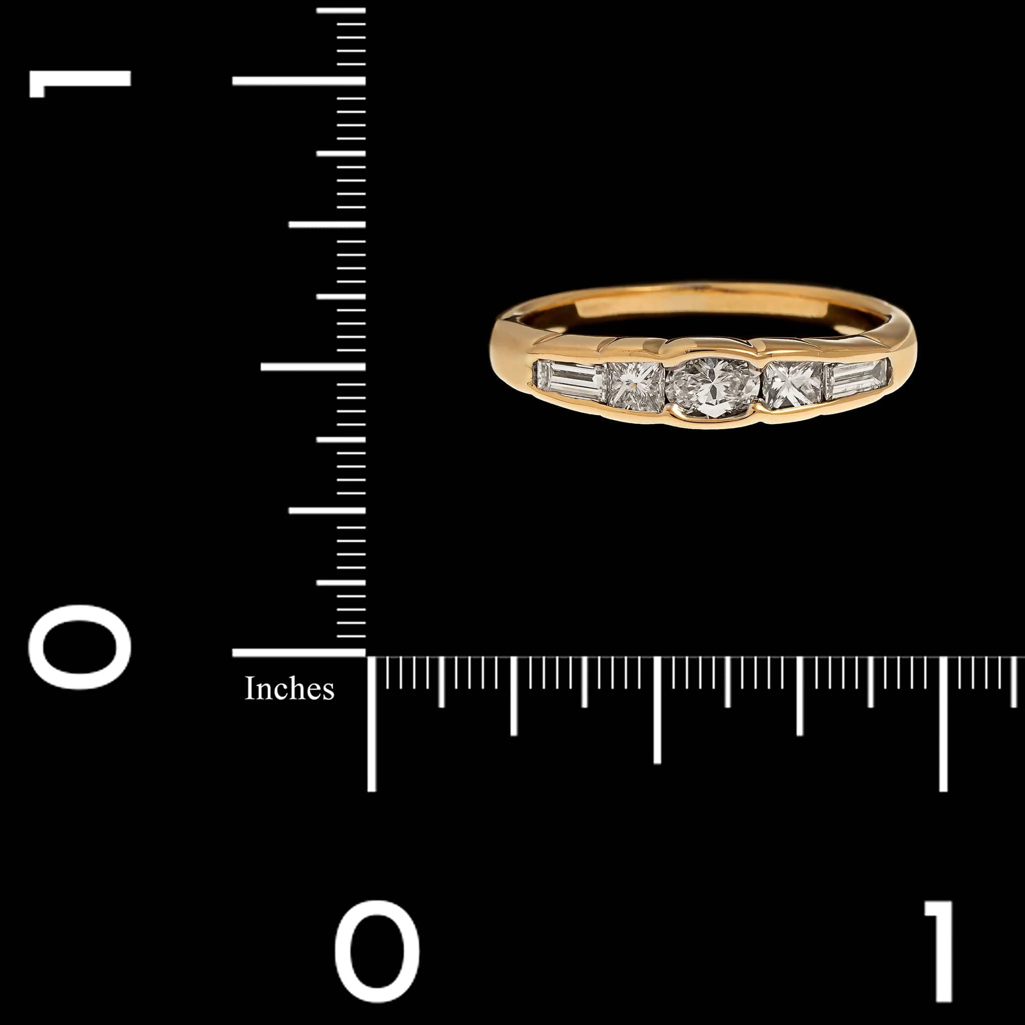 14K Yellow Gold Estate Diamond Ring - Image 3