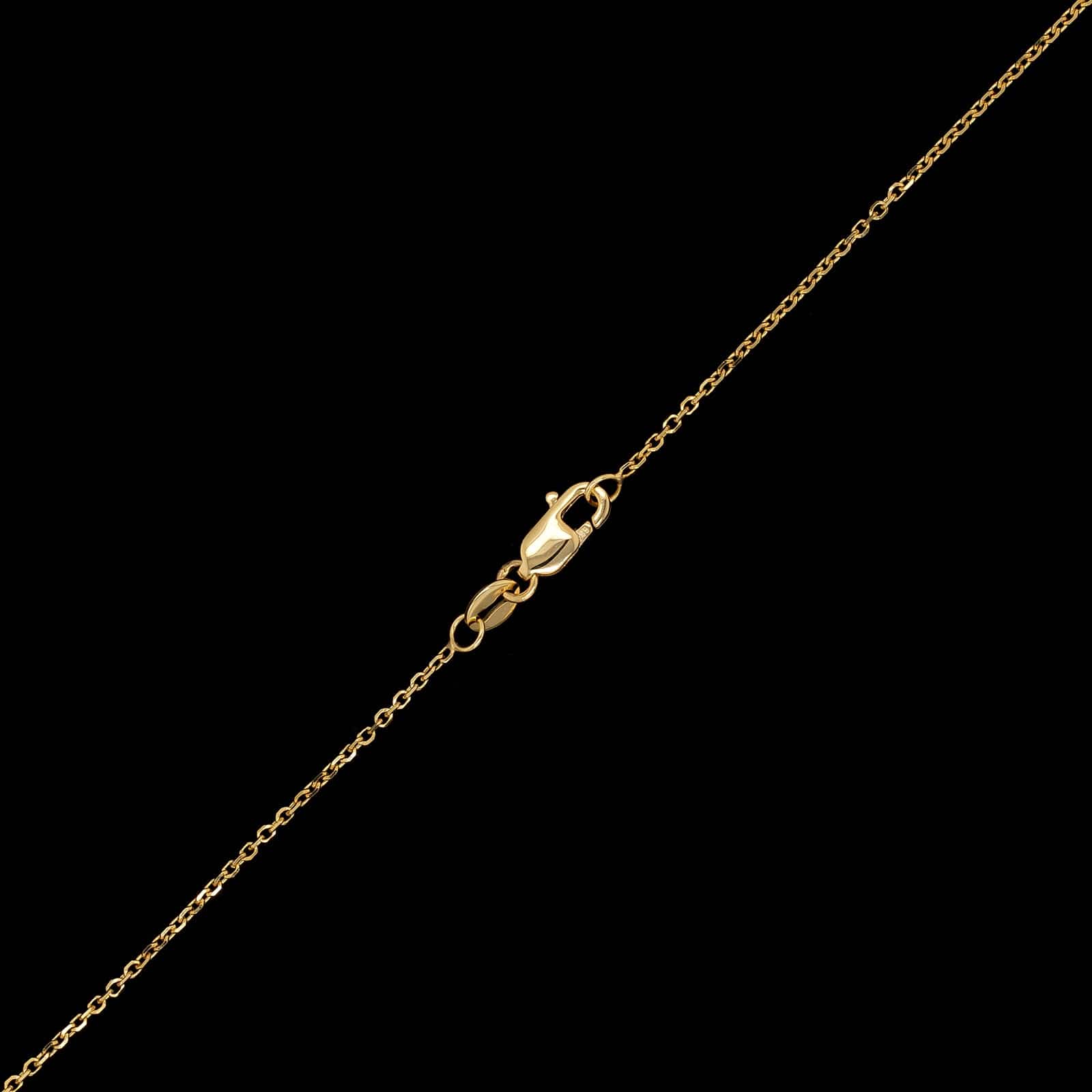 14K Yellow Gold Estate Diamond Solitaire Pendant Necklace - Image 3