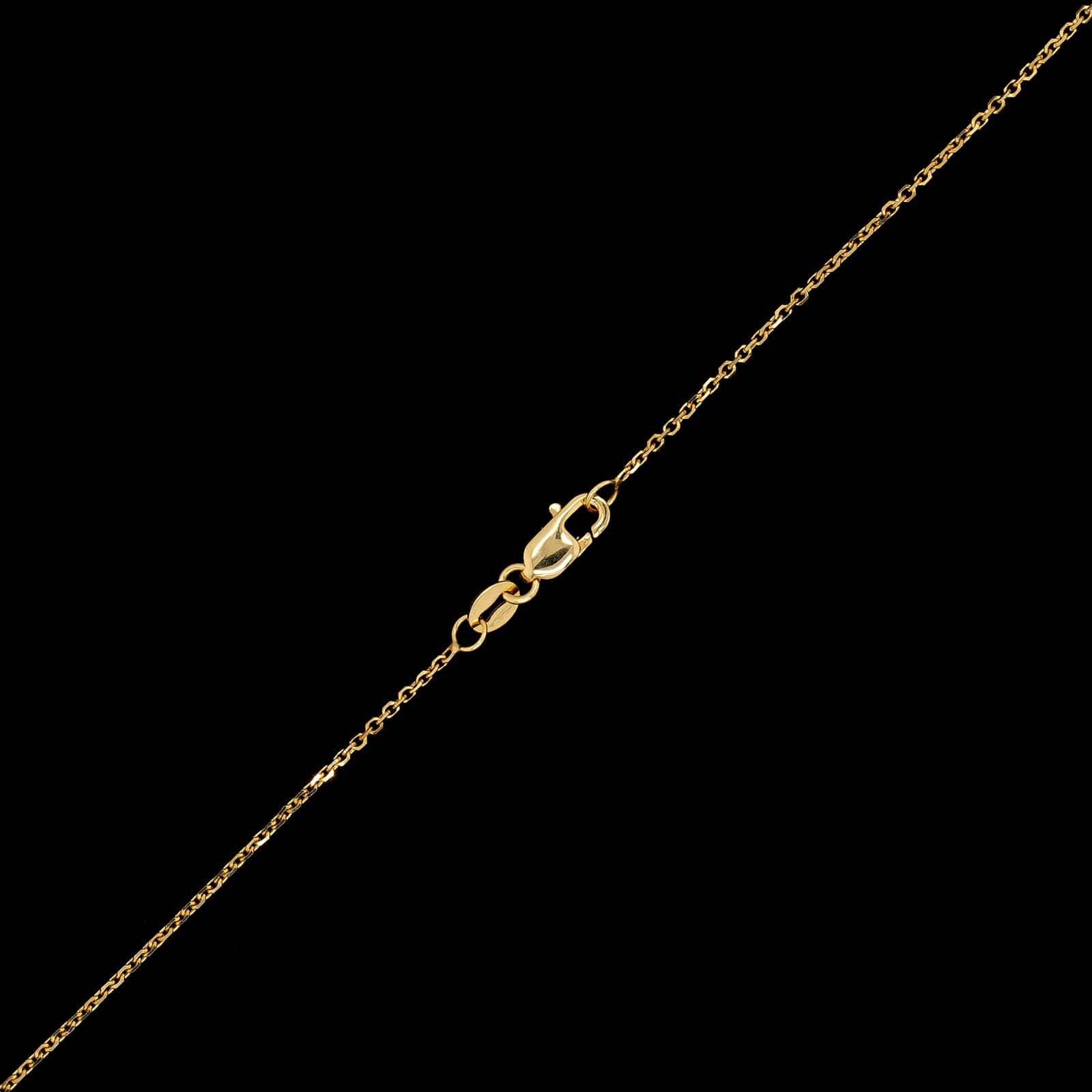 14K Yellow Gold Estate Diamond Star Pendant Necklace - Image 4