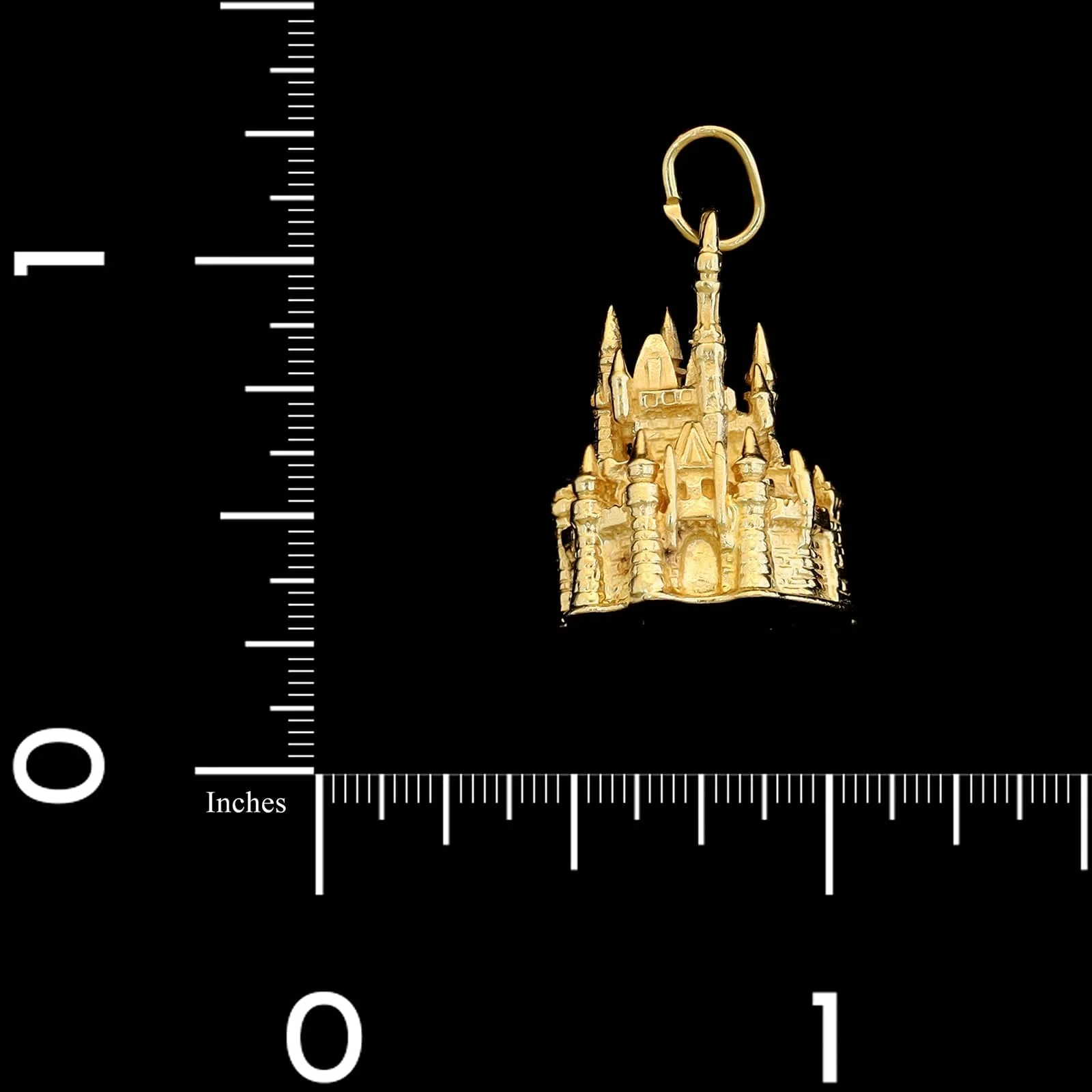 14K Yellow Gold Estate Disney Magic Kingdom Castle Charm - Image 3