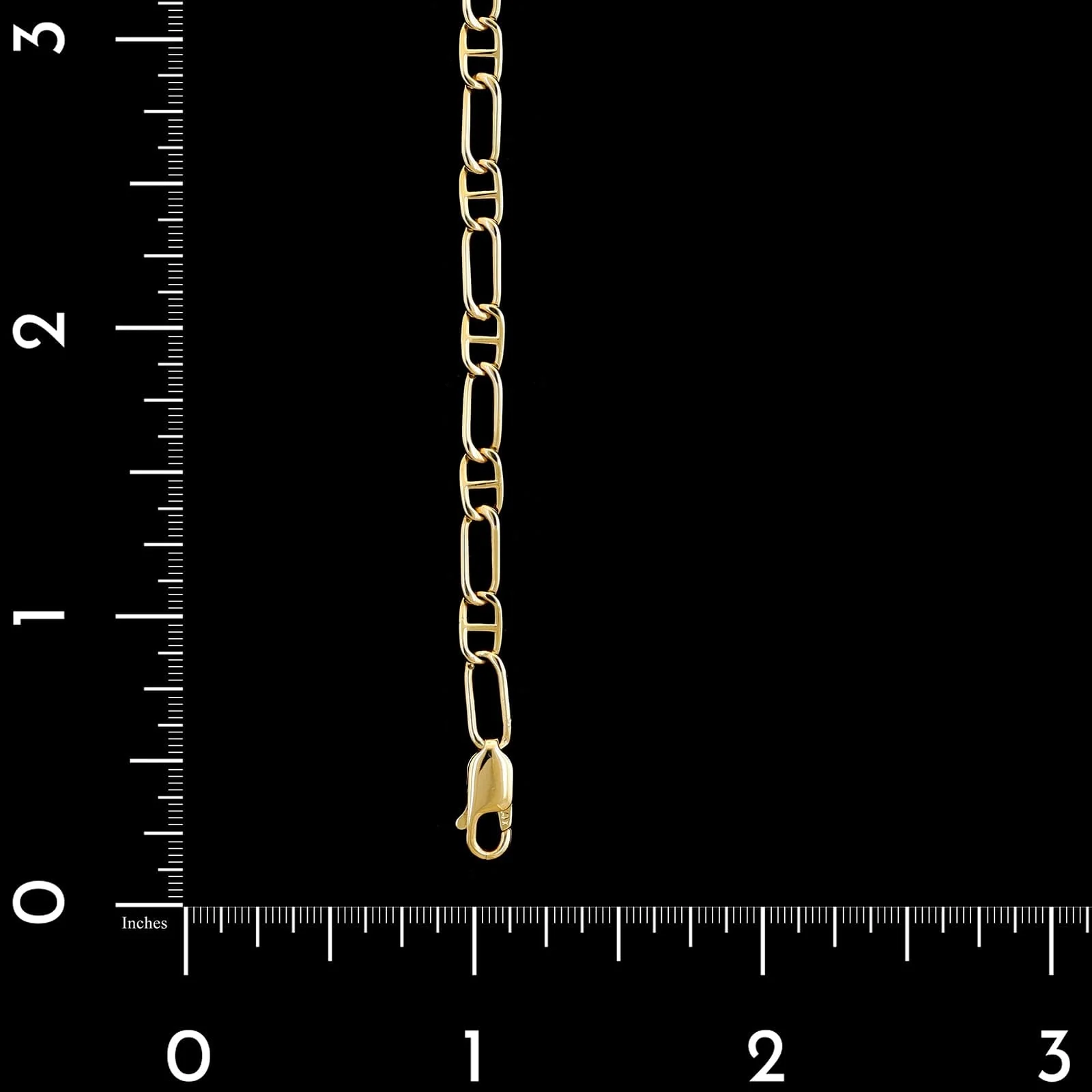 14K Yellow Gold Estate Fancy Link Bracelet - Image 3