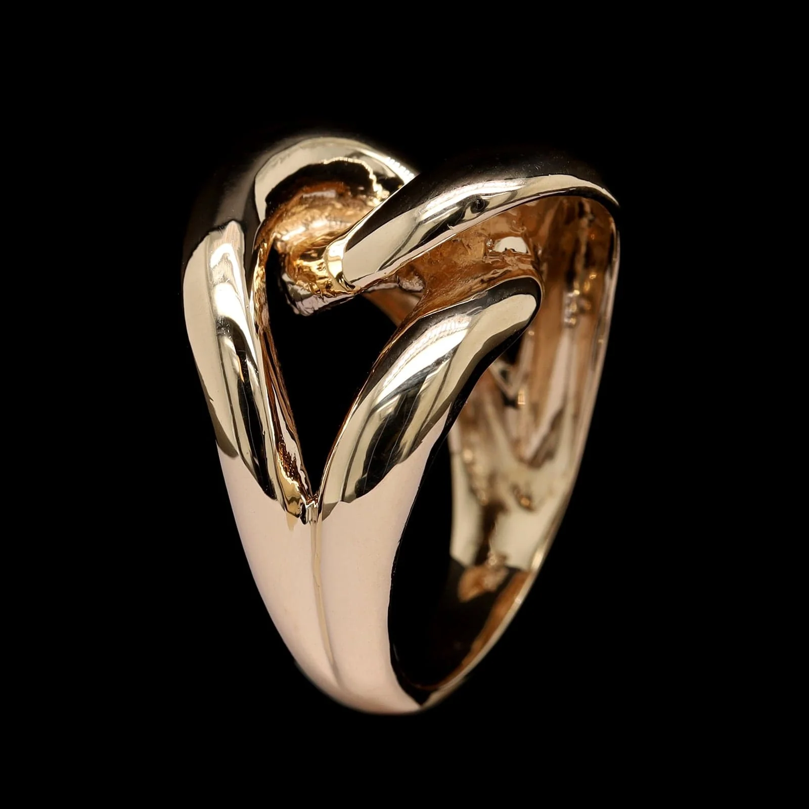 14K Yellow Gold Estate Knot Ring - Image 2