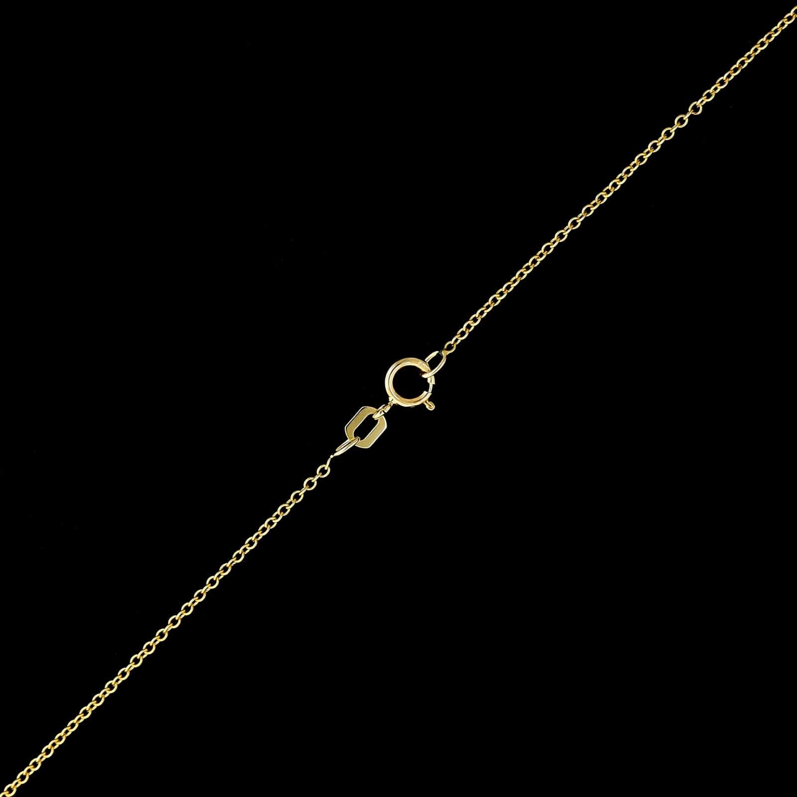 14K Yellow Gold Estate Pearl and Diamond Pendant Necklace - Image 3