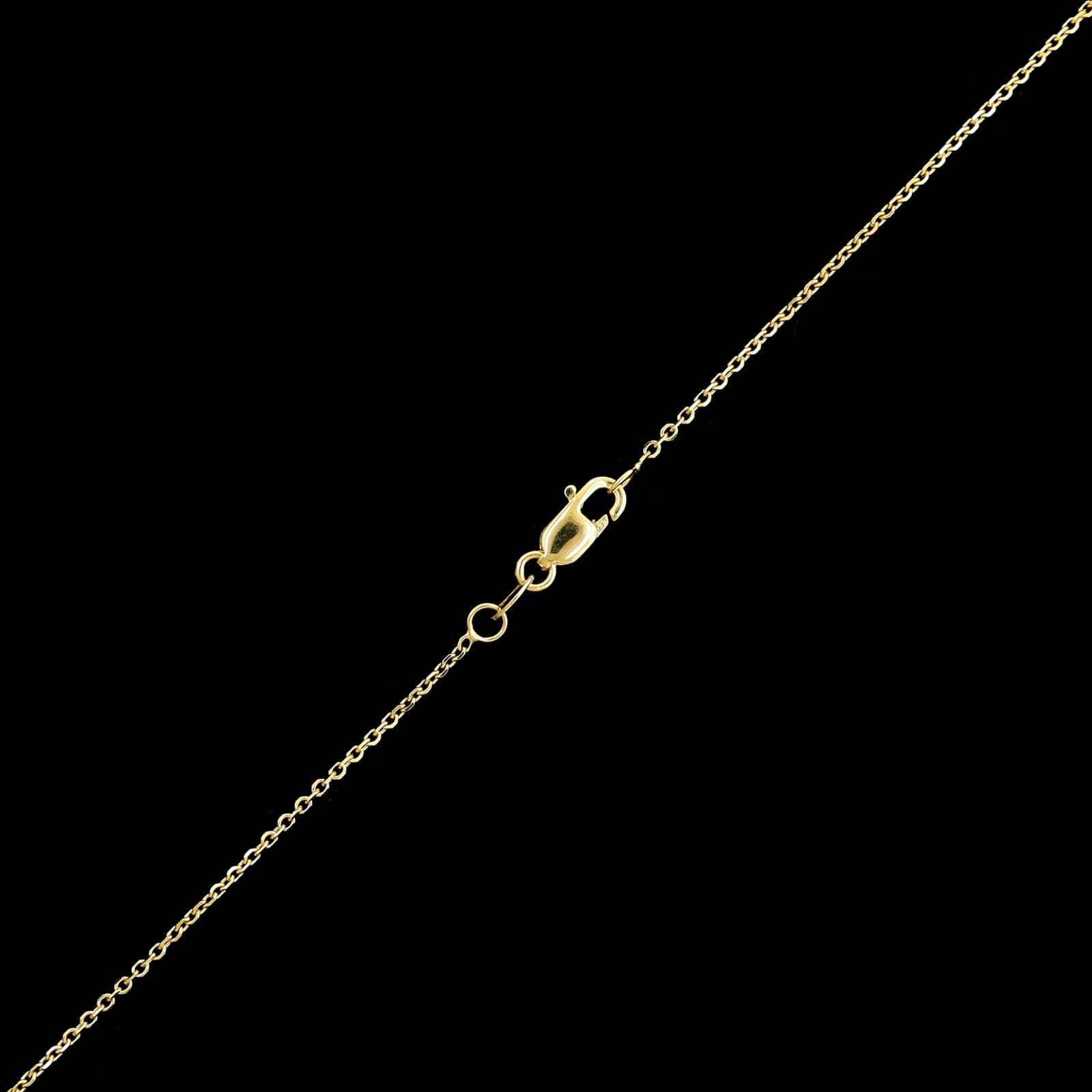 14K Yellow Gold Estate Ruby and Diamond Pendant - Image 3