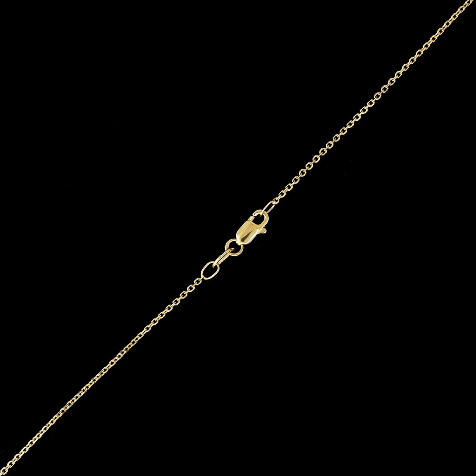 14K Yellow Gold Estate Smokey Quartz and Diamond Pendant Necklace - Image 3