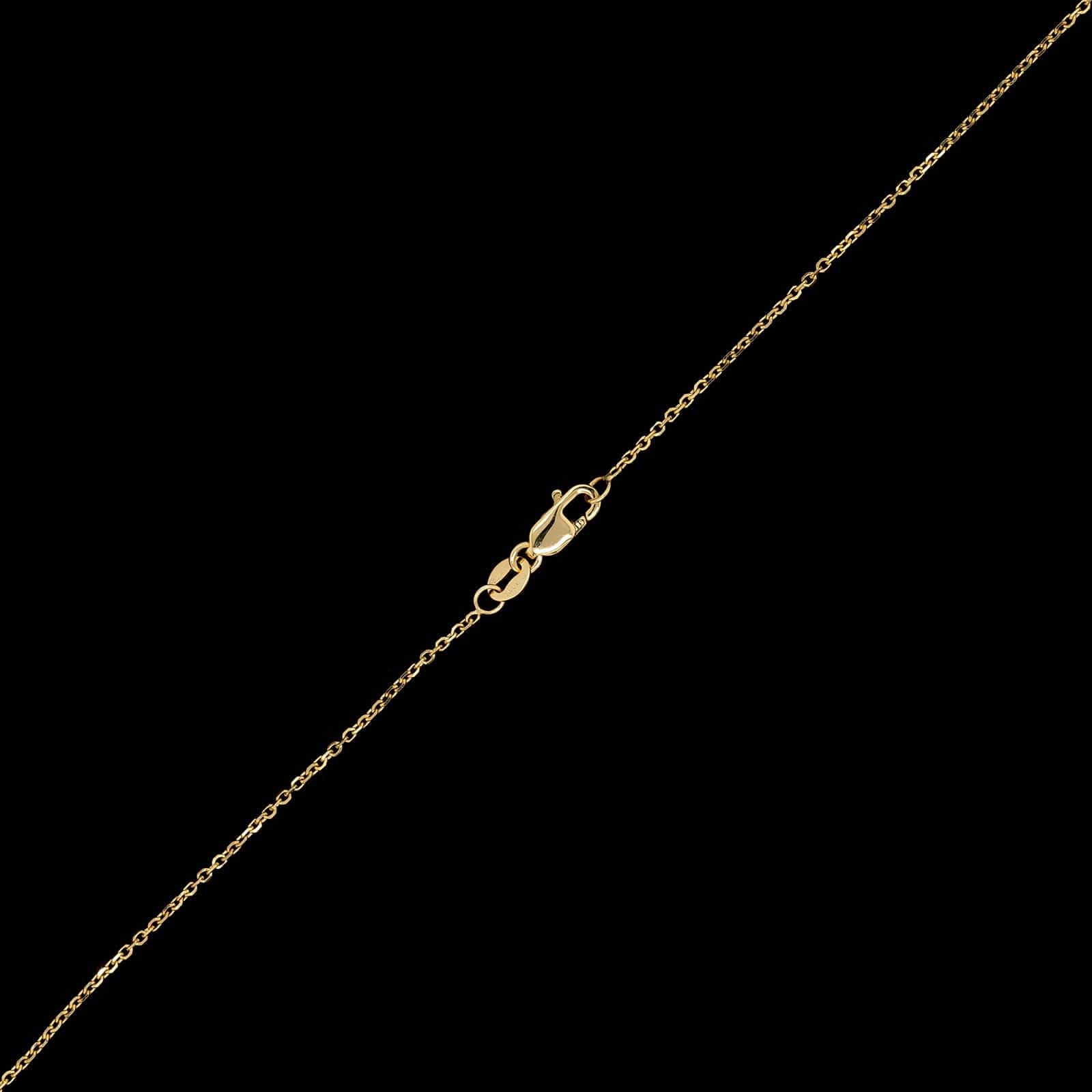 14K Yellow Gold Estate Tanzanite and Diamond Pendant Necklace - Image 3