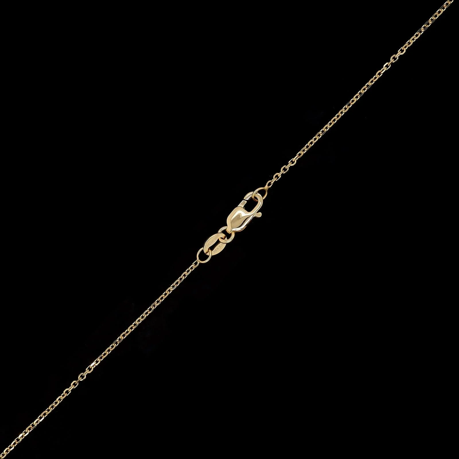 14K Yellow Gold Estate Tanzanite Pendant Necklace - Image 3