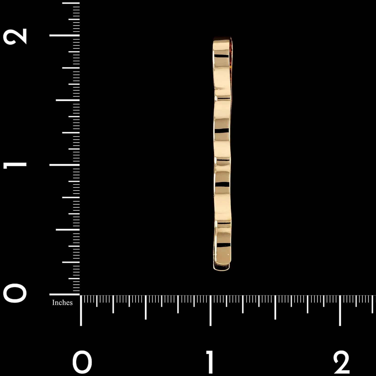 14K Yellow Gold Estate Tie Bar - Image 3