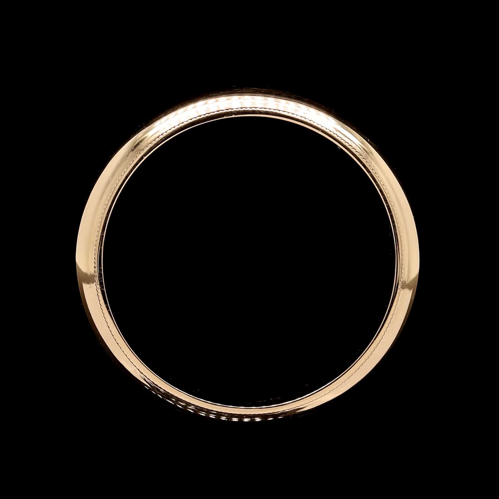 14K Yellow Gold Estate Wedding Band - Image 3