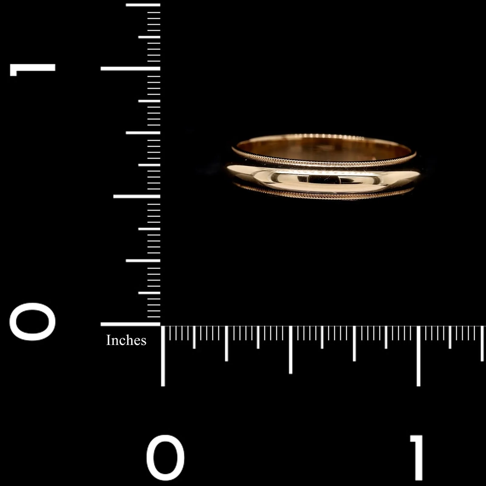 14K Yellow Gold Estate Wedding Band - Image 4