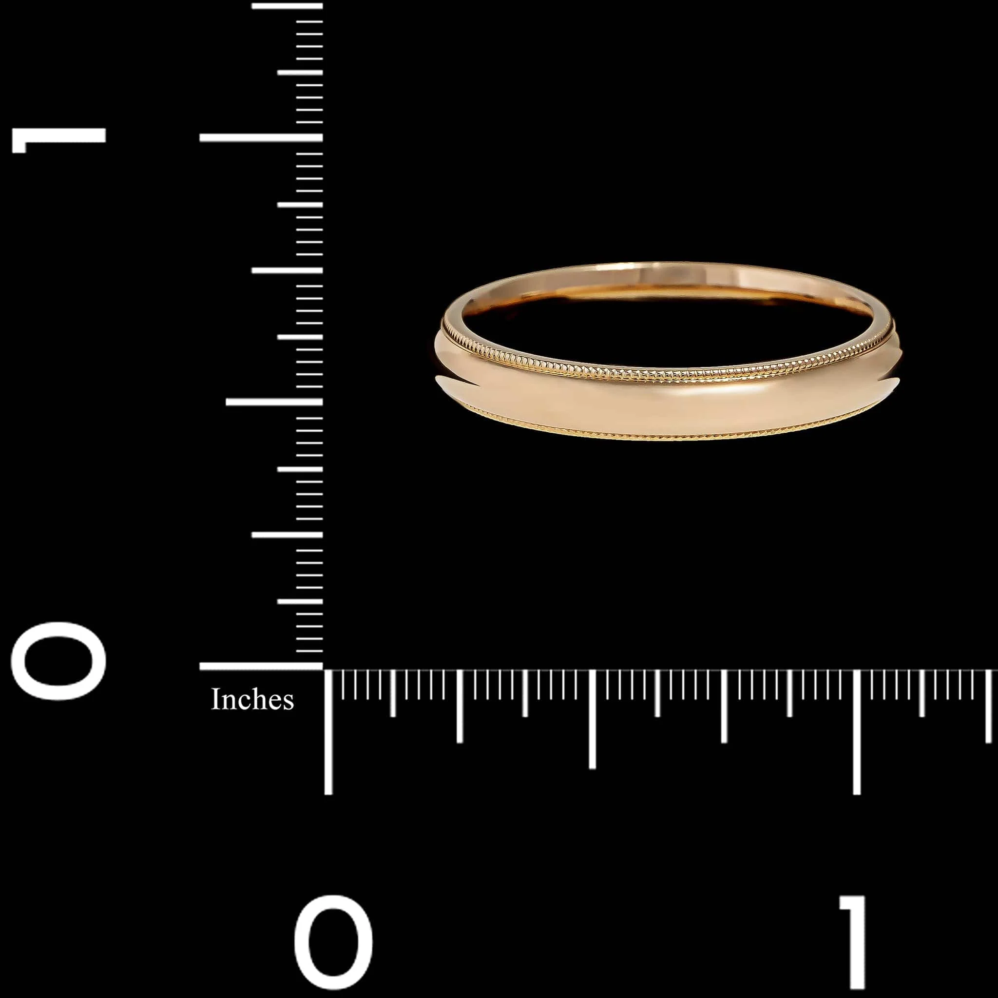 14K Yellow Gold Estate Wedding Band - Image 3