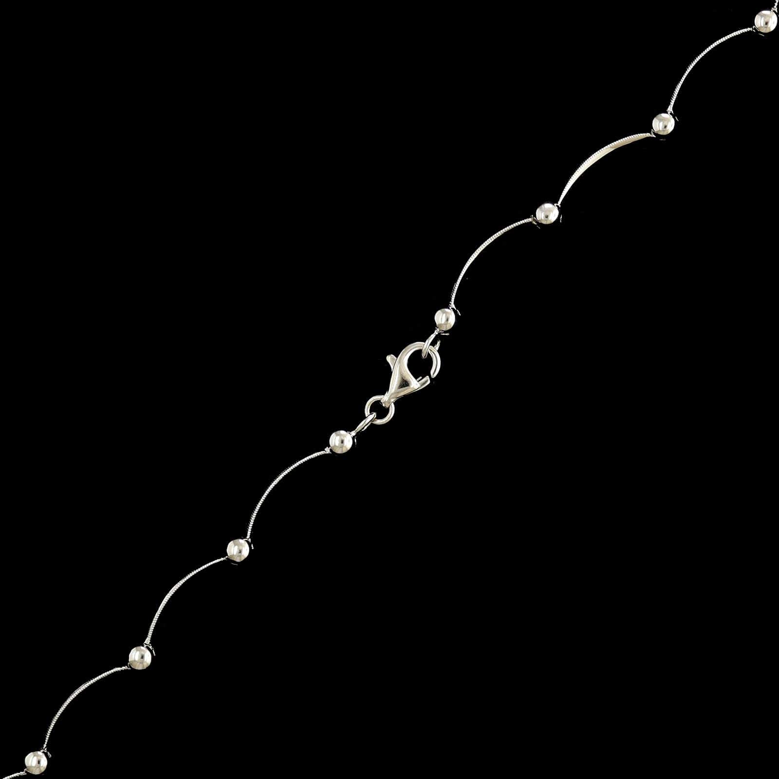18K White Gold Estate Diamond Necklace - Image 3