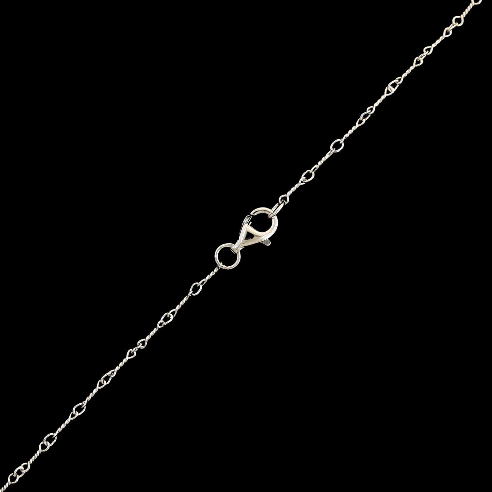 18K White Gold Estate Diamond Necklace - Image 3