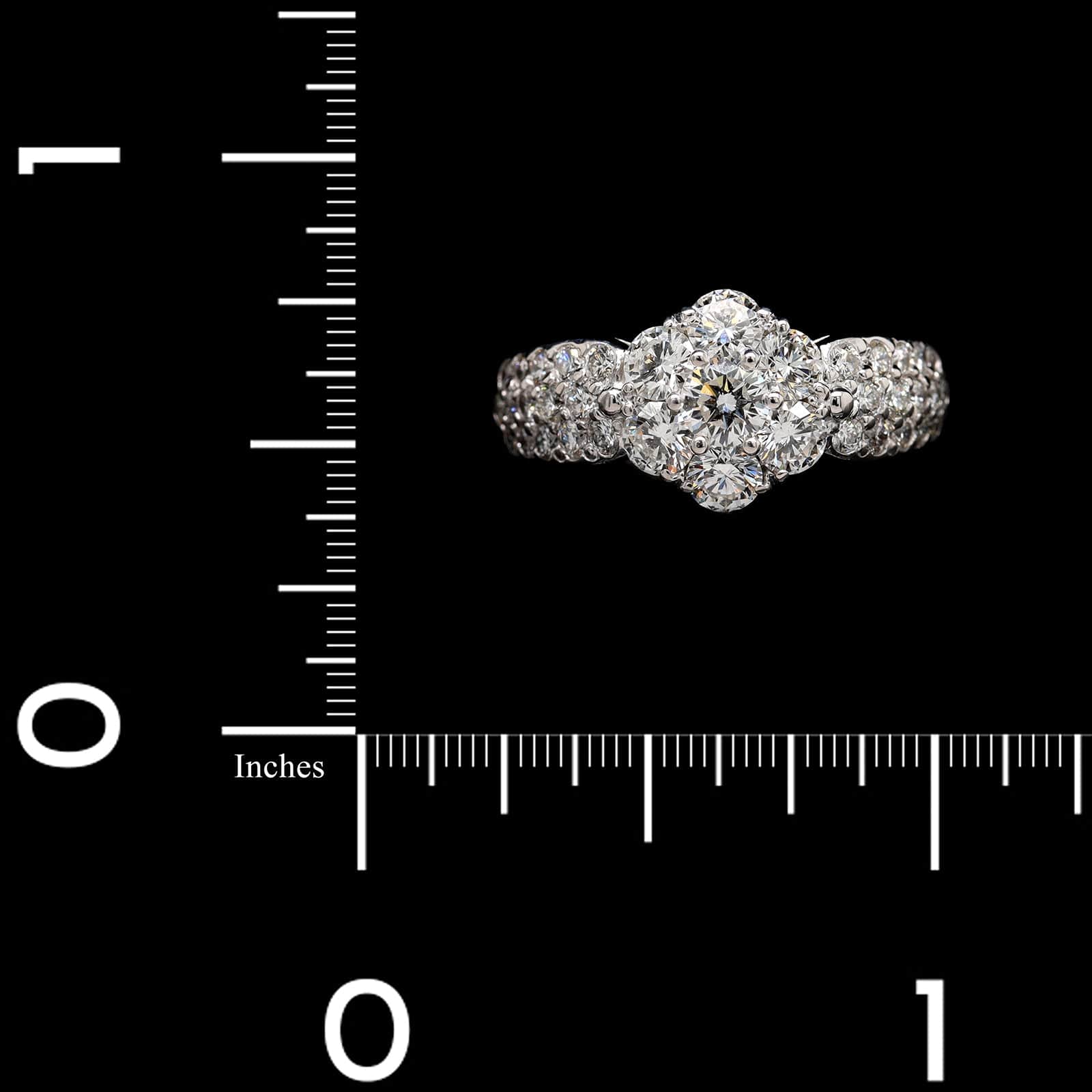18K White Gold Estate Diamond Ring - Image 4