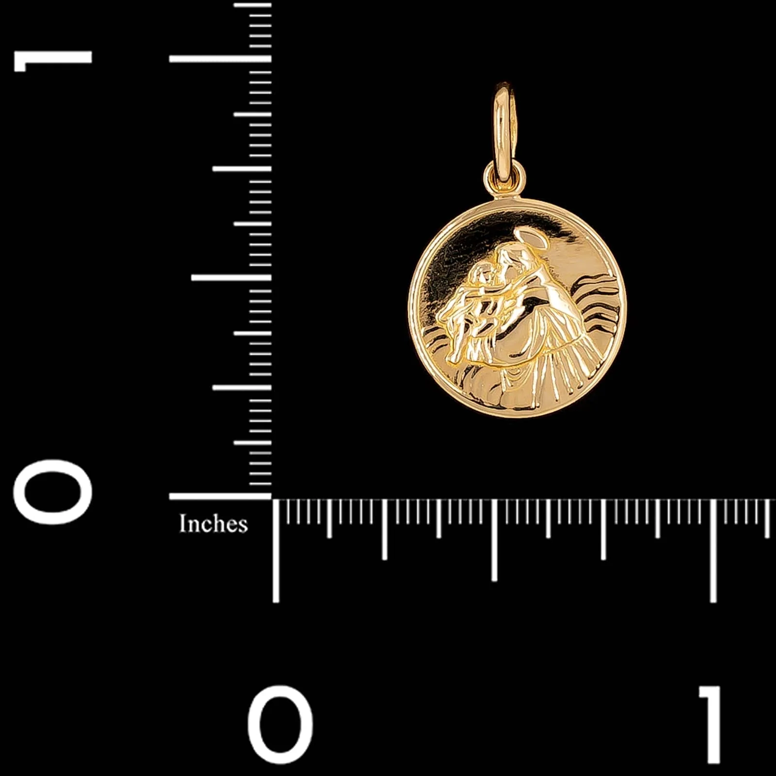 18K Yellow Estate Gold St. Anthony Medal - Image 3