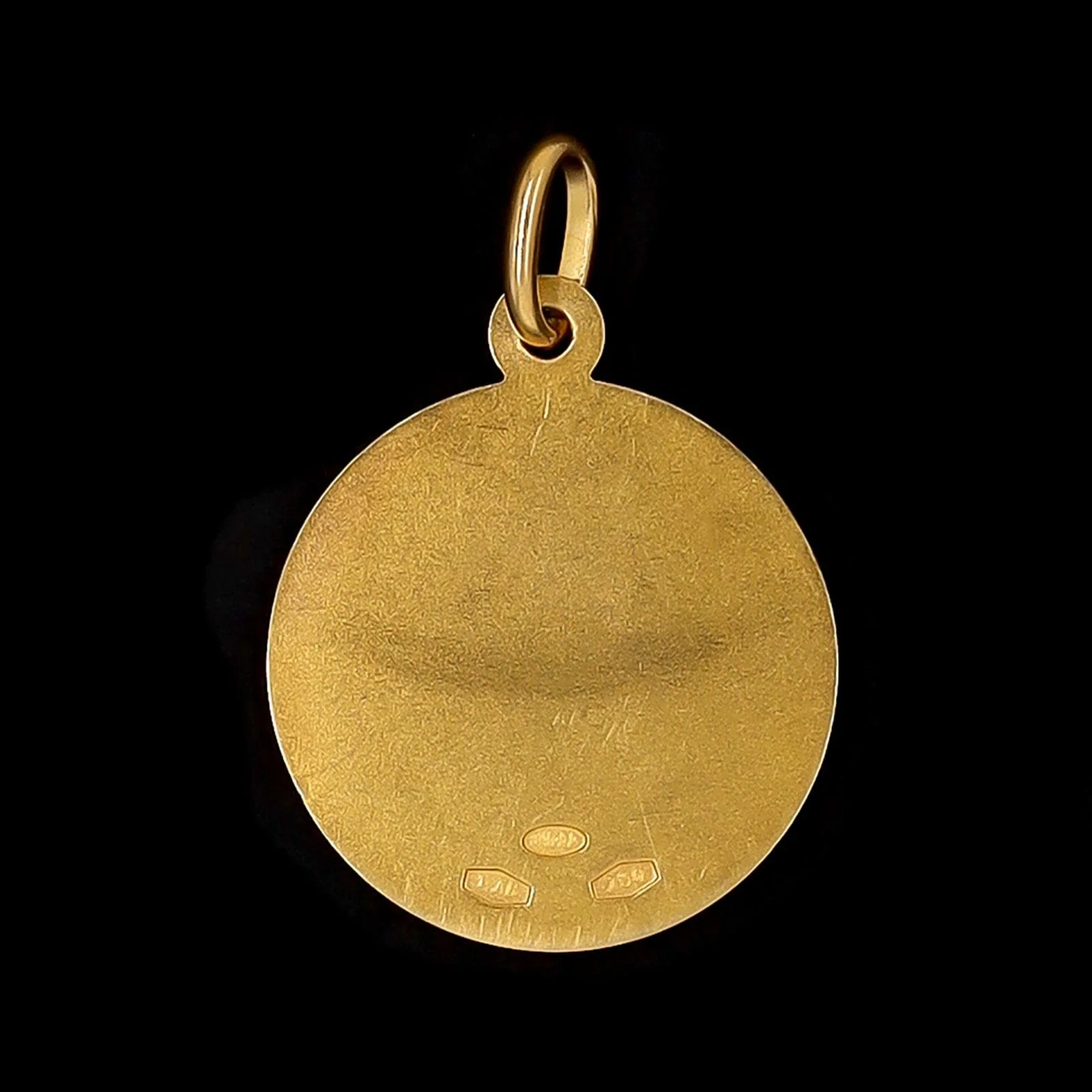 18K Yellow Gold Estate Angel Charm - Image 2