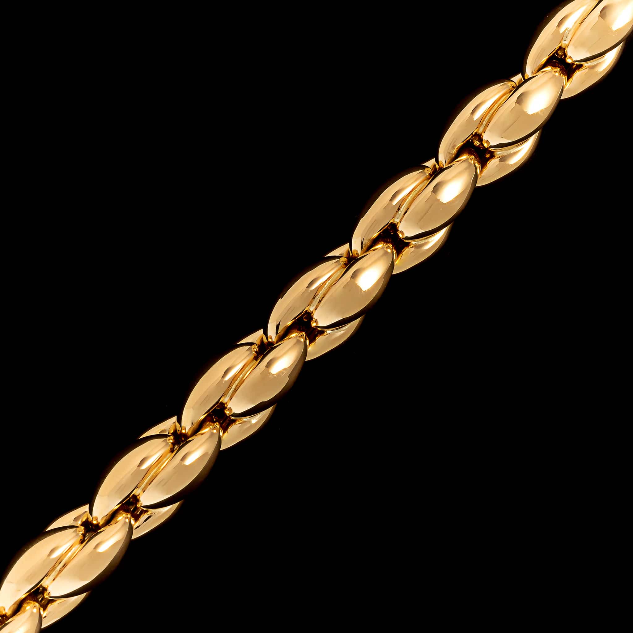 18K Yellow Gold Estate Fancy Link Bracelet - Image 2