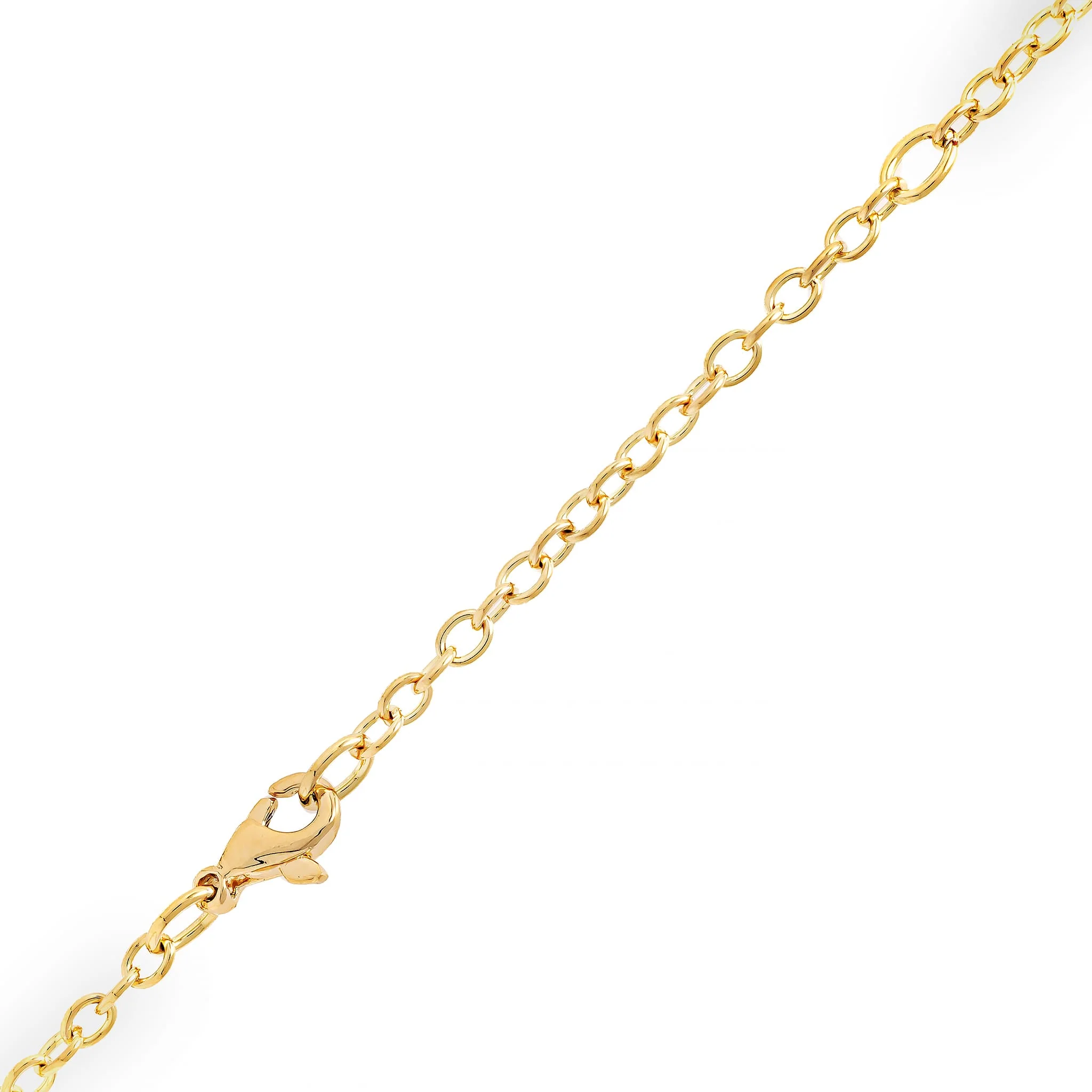 18K Yellow Gold Pear Shaped Golden Beryl Pendant Necklace - Image 3