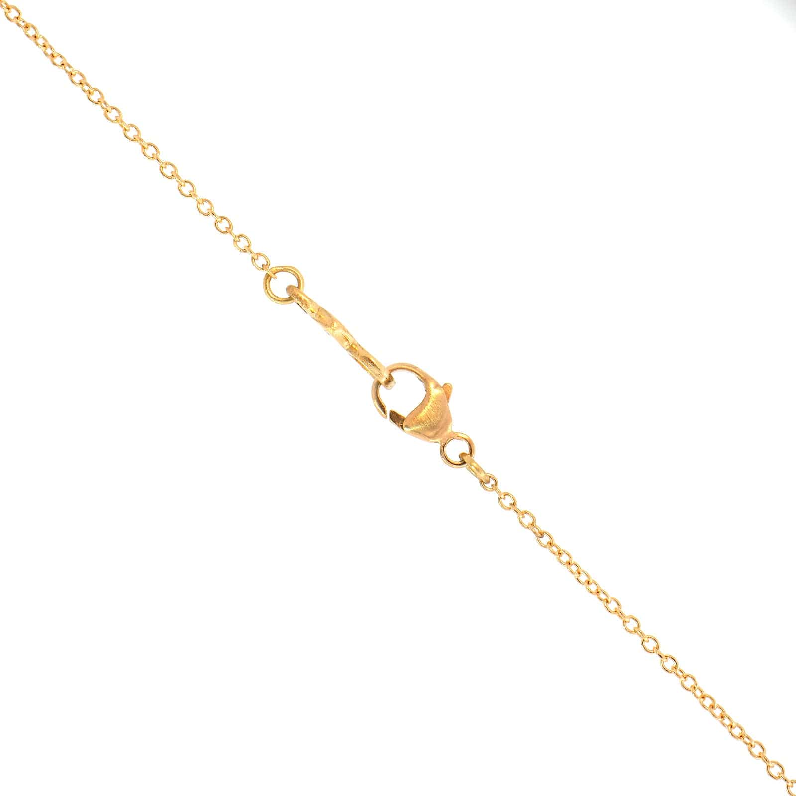 Adel Chefridi 18K Yellow Gold Four Star Charm Wave Pendant Necklace - Image 3