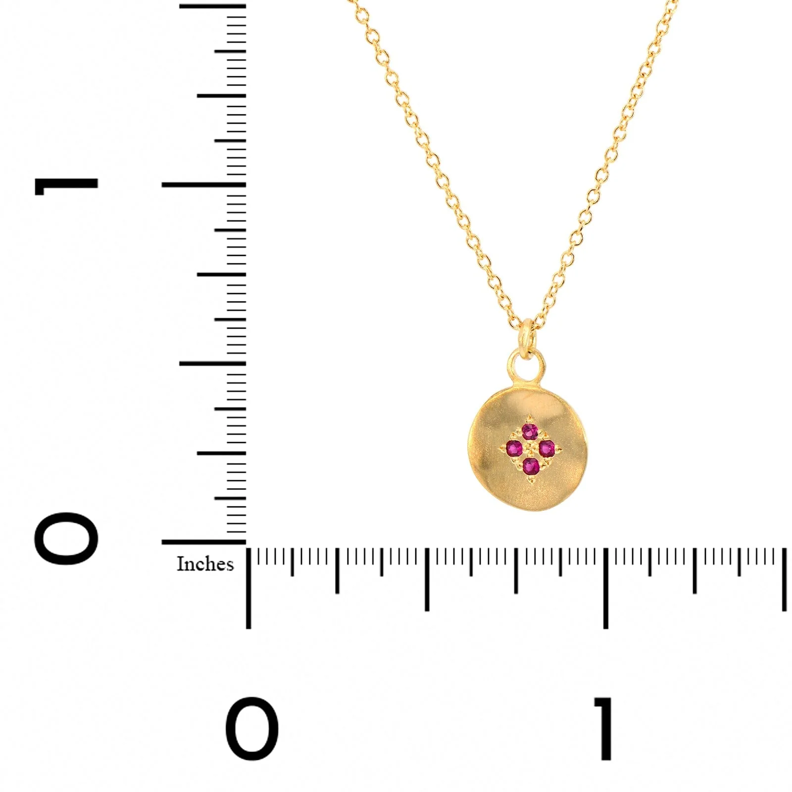 Adel Chefridi 18K Yellow Gold Four Star Charm Wave Pendant Necklace - Image 4