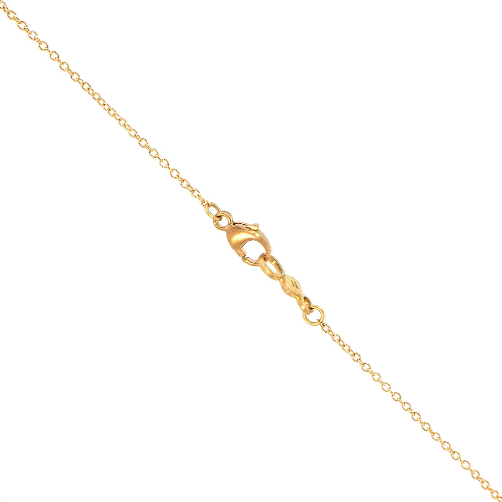 Adel Chefridi 18K Yellow Gold Multi Sapphire Star Pendant Necklace - Image 3