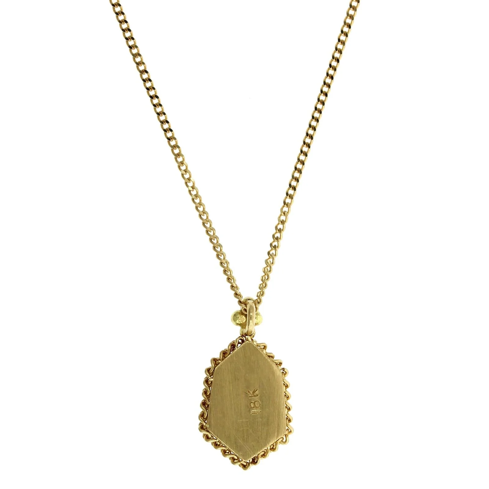 Amali 18K Yellow Gold Diamond Pendant - Image 2