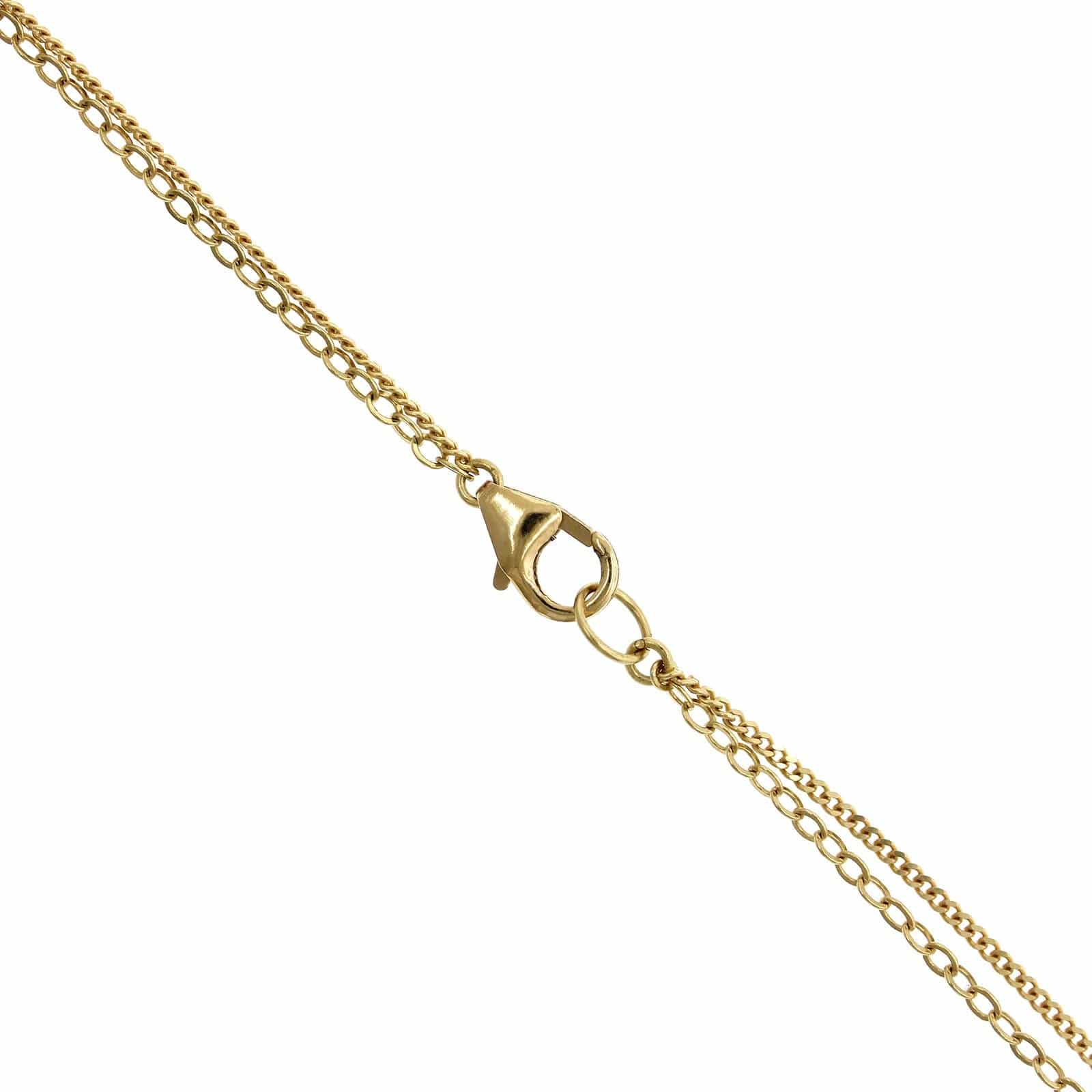 Amali 18K Yellow Gold Emerald Bead Necklace - Image 2