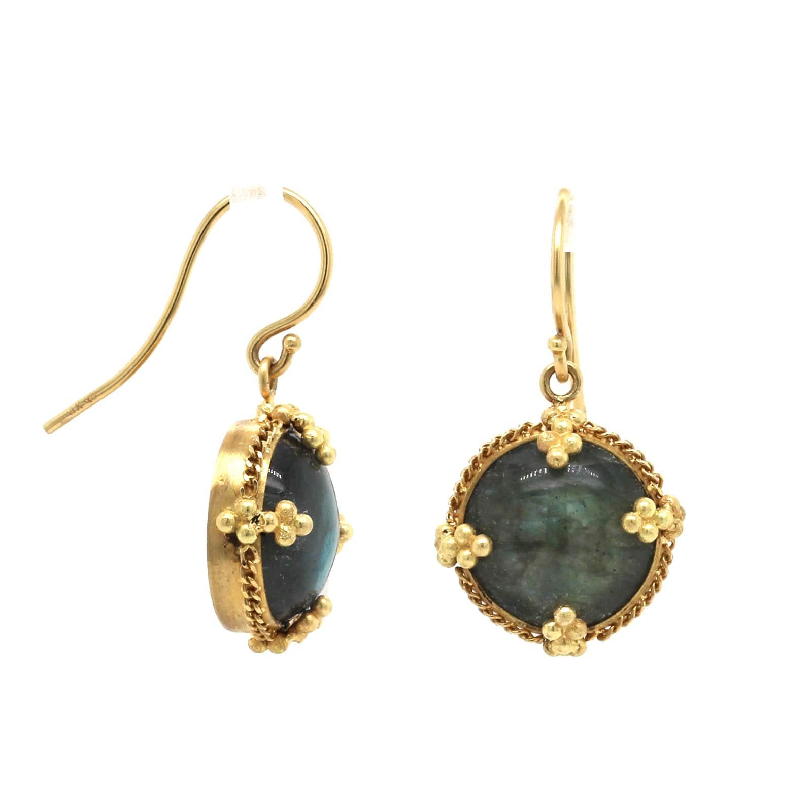 Amali 18K Yellow Gold Labradorite Drop Earrings