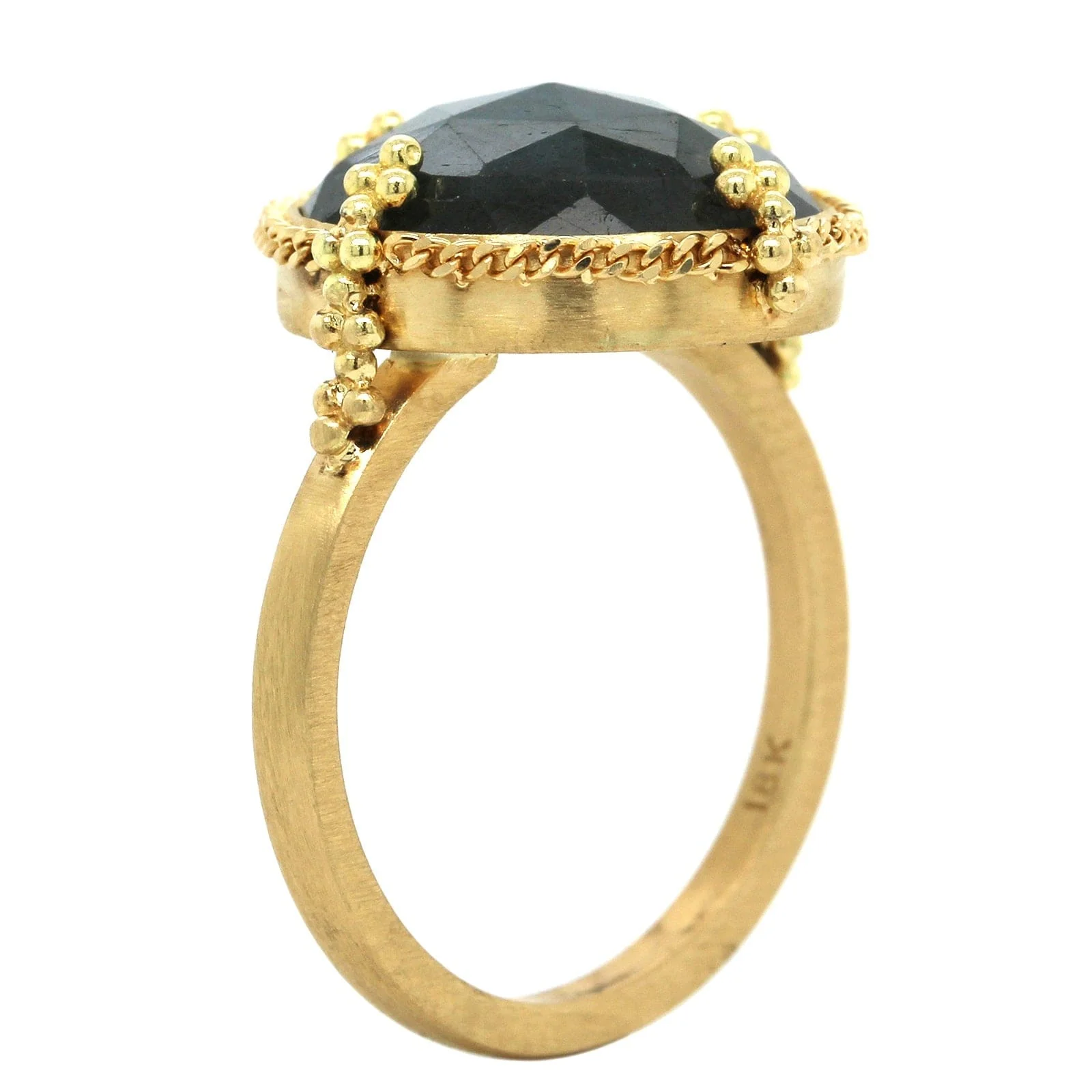 Amali 18K Yellow Gold Labradorite Ring - Image 2