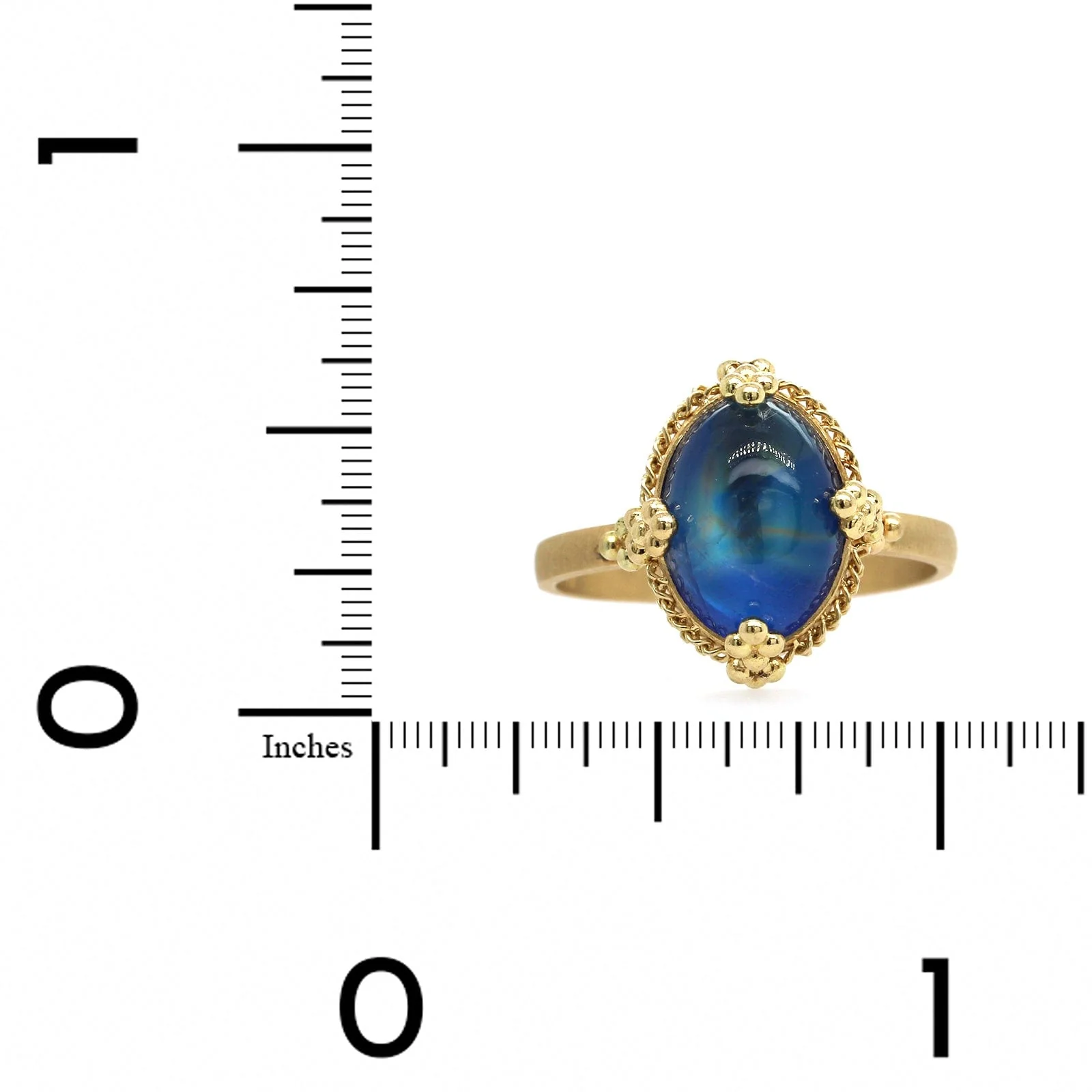 Amali 18K Yellow Gold Moonstone Ring - Image 3