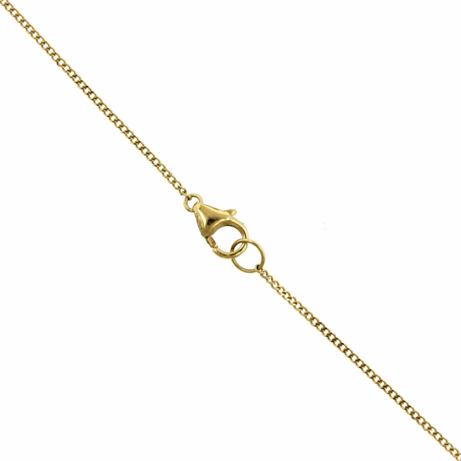 Amali 18K Yellow Gold Opalized Wood Necklace - Image 3