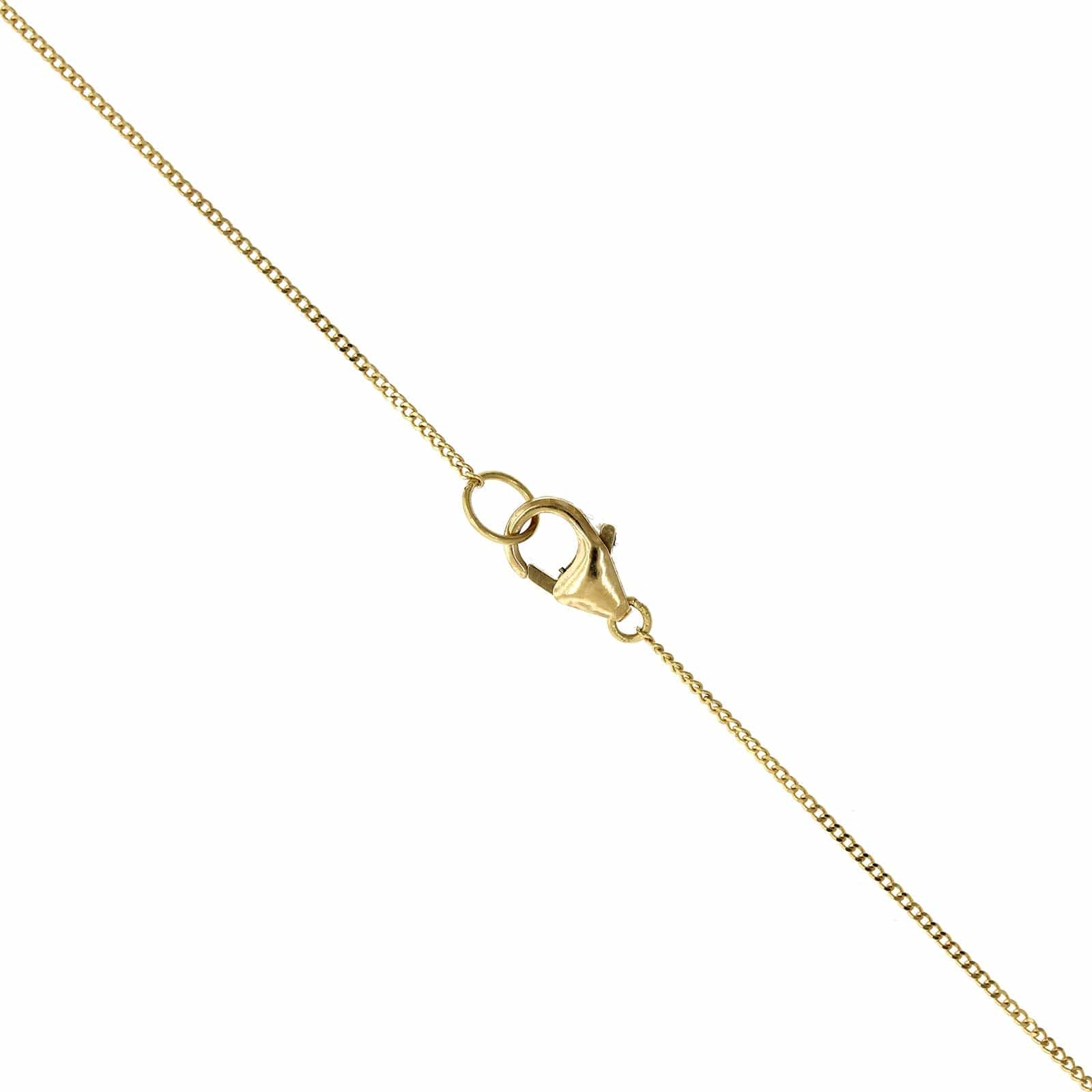 Amali 18K Yellow Gold Pear Shape Emerald Pendant - Image 3