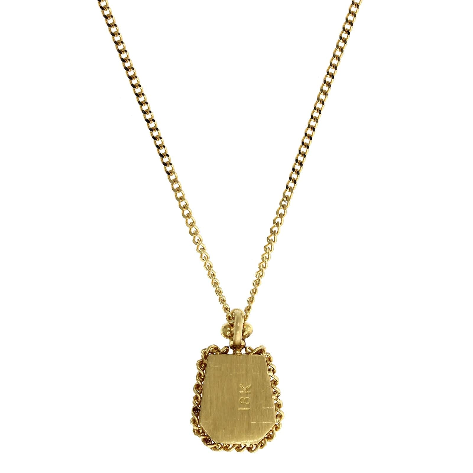 Amali 18K Yellow Gold Ruby Pendant - Image 2