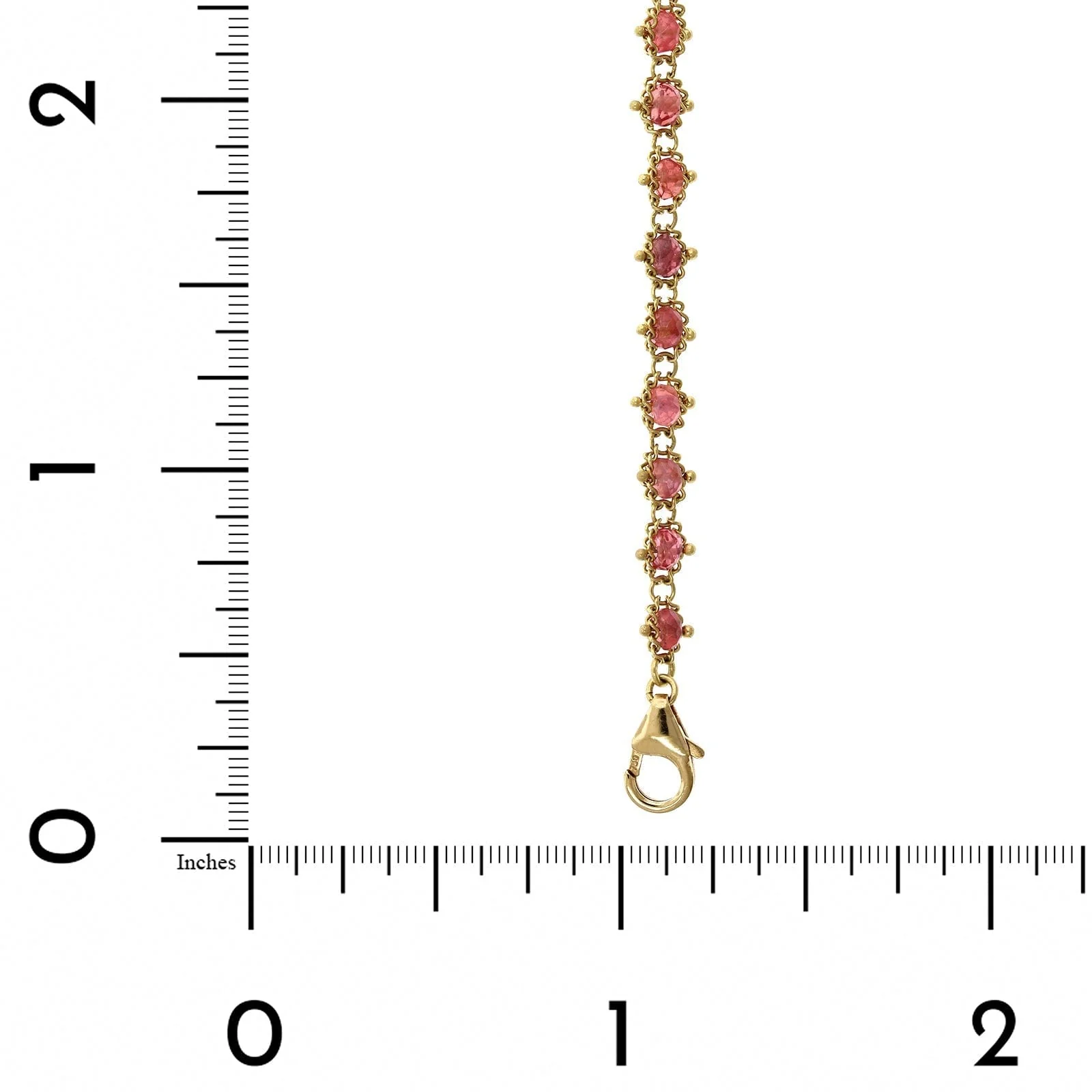 Amali 18K Yellow Gold Textile Spinel Bracelet - Image 3