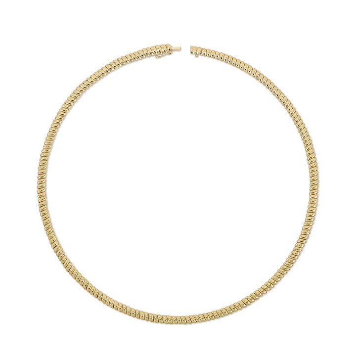 Anita Ko 18K Yellow Gold Thin Zoe Choker Necklace